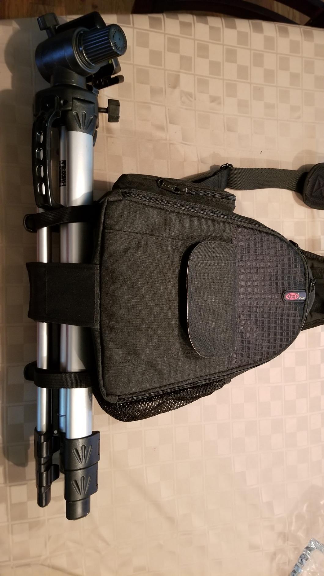 Camera Sling Backpack Waterproof for DSLR Camera with Rain Cover, Camouflage | Fits Canon Nikon Sony Pentax DSLR, Holds Lens, Tripod & Accessories, Ideal for Outdoor Travel, Hiking & Photography customer photo 2