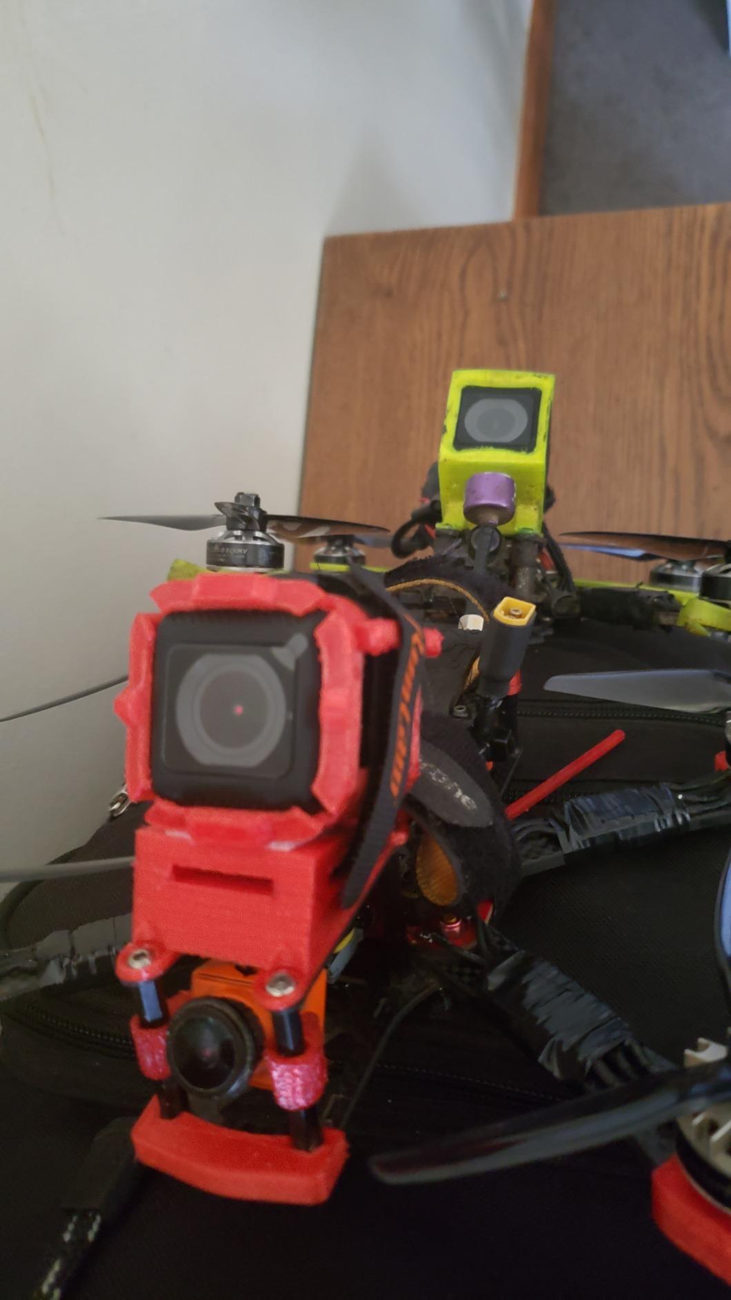 RunCam 5 4K FPV Camera 1080P HD Micro Action Camera EIS Supported 145 Degree FOV for FPV Racing Drone and Sport Video Recording, Orange customer photo 2