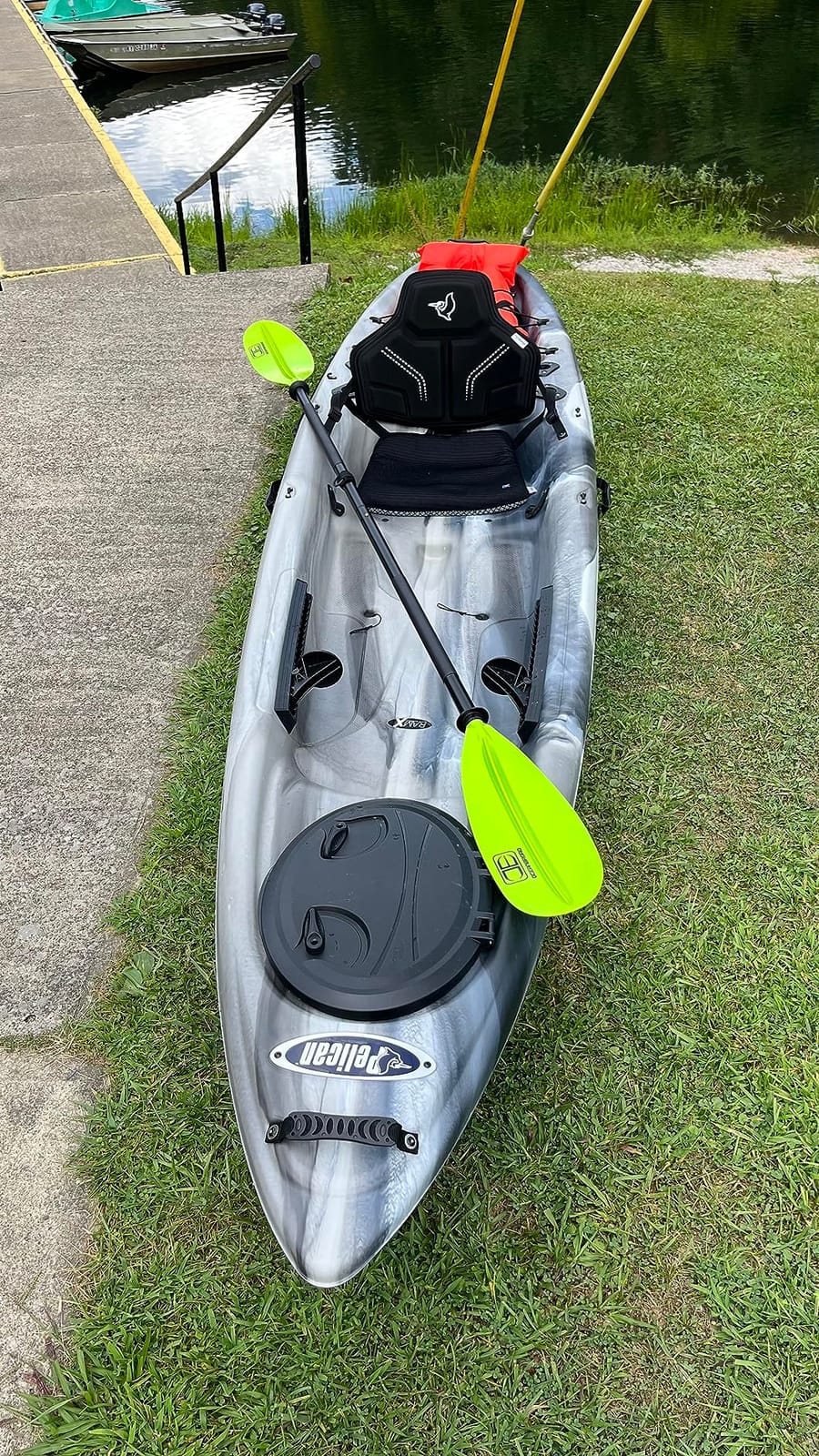 OCEANBROAD Kayak Paddle 86in/218cm, 90.5in/230cm, 95in/241cm Alloy Shaft Kayaking Boating Canoeing Oar with Paddle Leash customer photo 1