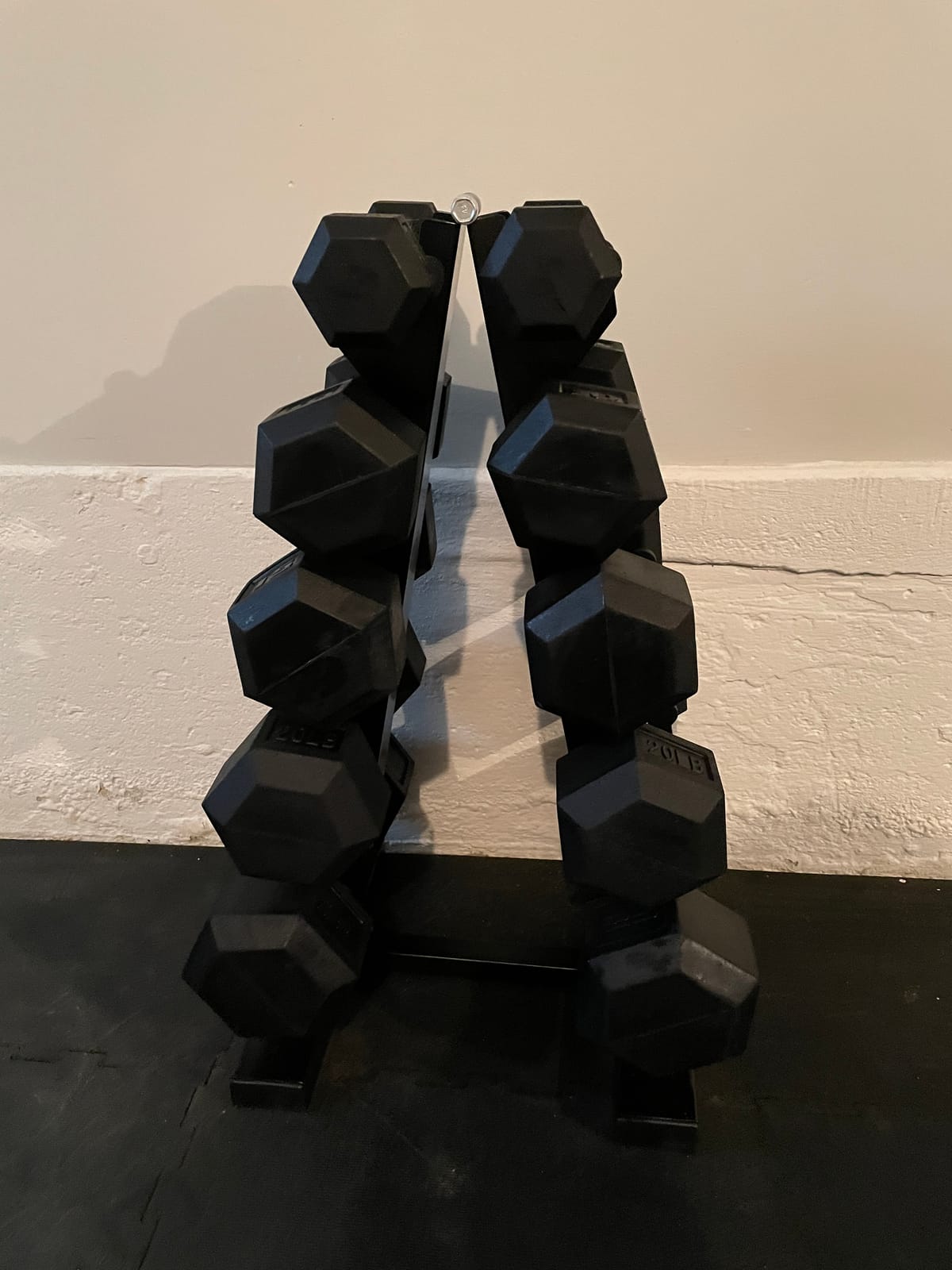 PAPABABE 150-600lb Dumbbell Set with Rack, Rubber Encased Home Gym customer photo 2