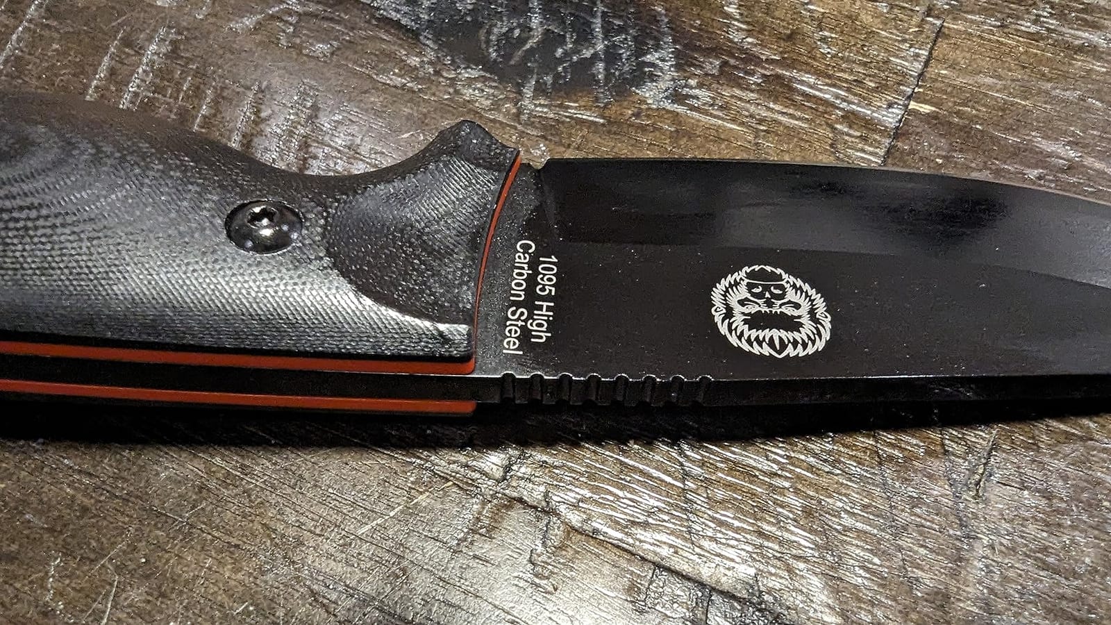Bloodline Fixed Blade Survival Knife – Full Tang 1095 High Carbon Steel Bushcraft & Hunting Knife with G10 Handle, Kydex Sheath & Ferro Rod - Holtzman’s Gorilla Survival customer photo 2