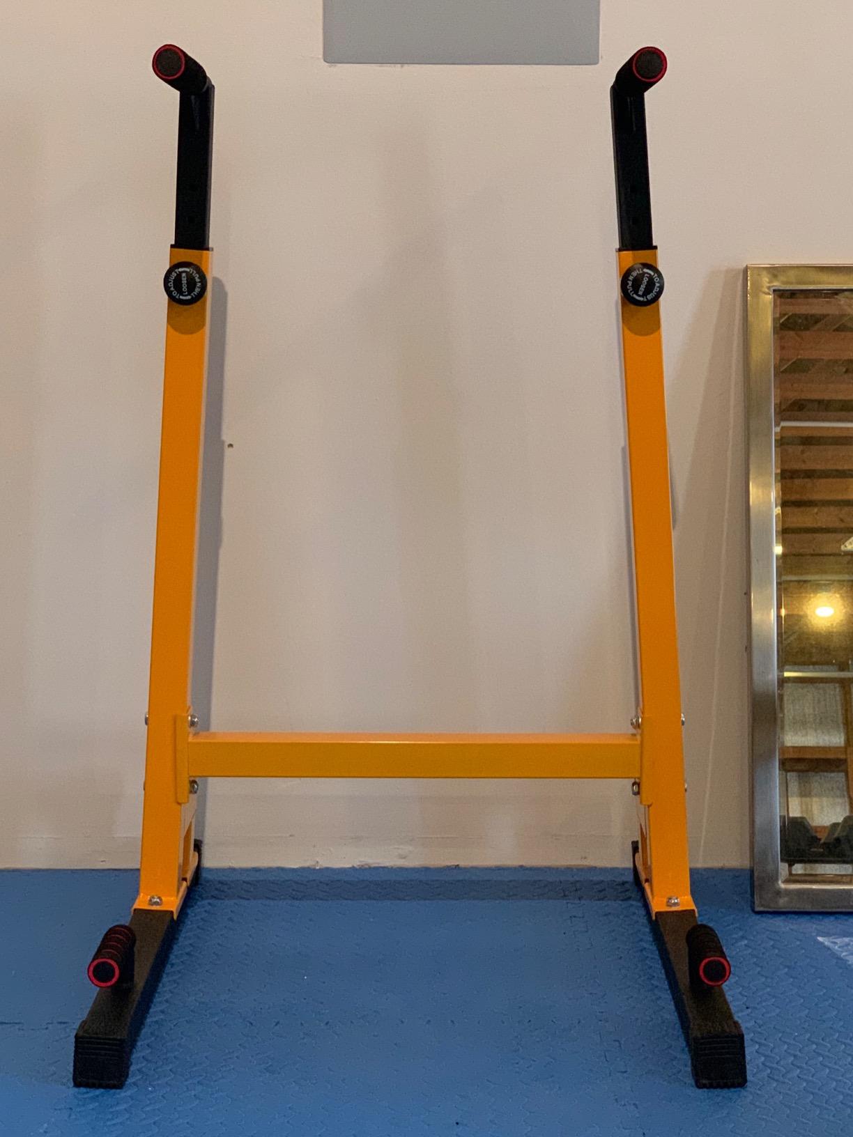 BalanceFrom Steel Frame Dip Station with Adjustable Height, 500 Pound Weight Capacity – Upper Body Workout Home Gym Equipment for Triceps, Push & Pull Ups, Leg Raises, and Bench Press customer photo 1
