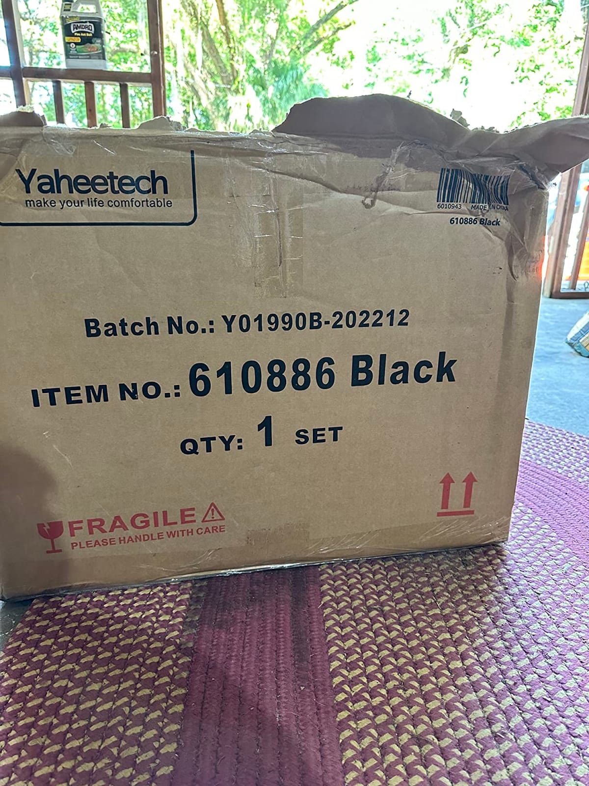 Yaheetech 84x24in Portable Massage Table Folding Adjustable Lash Bed, Black customer photo 1