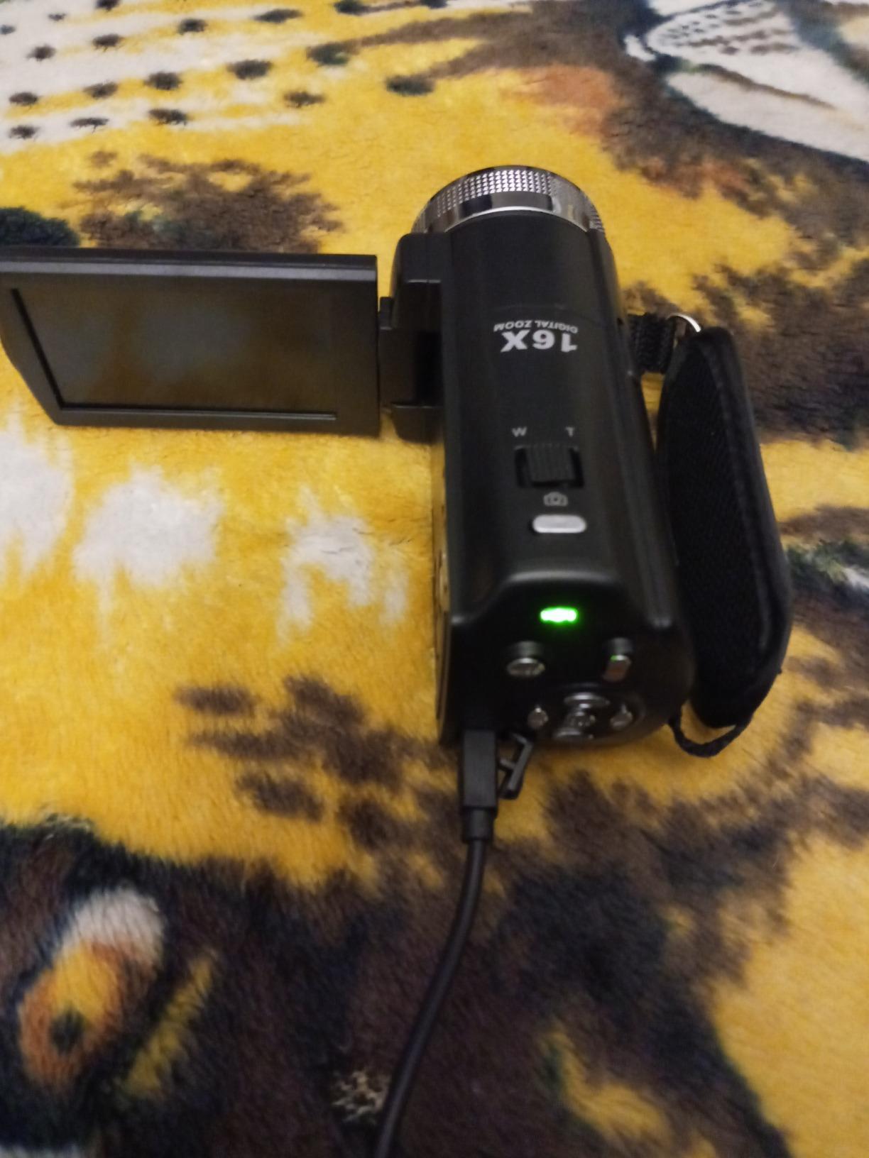 ORDRO V12 1080P Camcorder Night Vision with 16G Card 2 Batteries customer photo 1