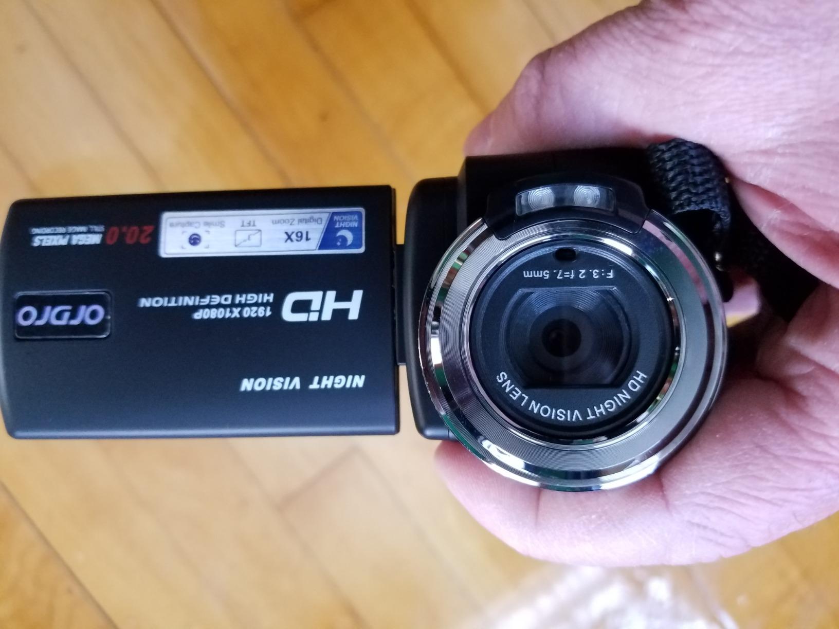 ORDRO V12 1080P Camcorder Night Vision with 16G Card 2 Batteries customer photo 2