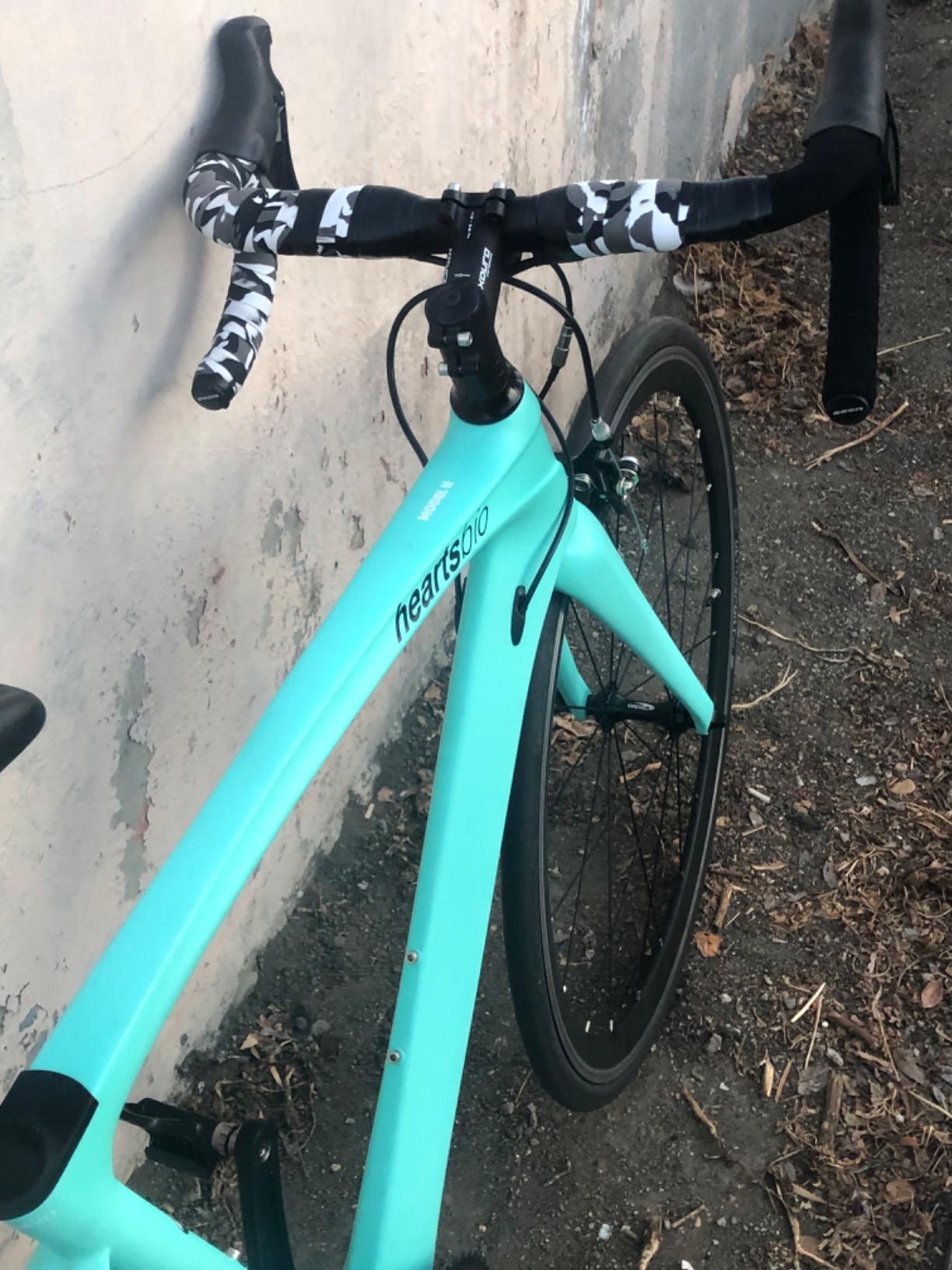 Carbon Road Bike Model H 18.7 lb – Custom Bike Club Logo Carbon Fiber Frame Road Bike with Shimano Tiagra 20 speeds customer photo 1