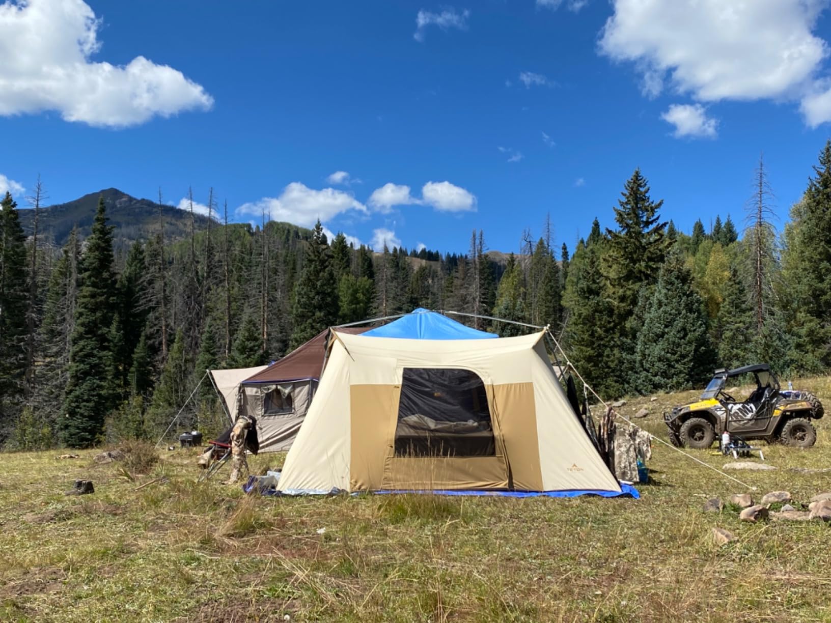Teton Sports Canvas Tents, Tent for Family Camping in All Seasons, The Right Shelter for Your Base Camp, Waterproof customer photo 1