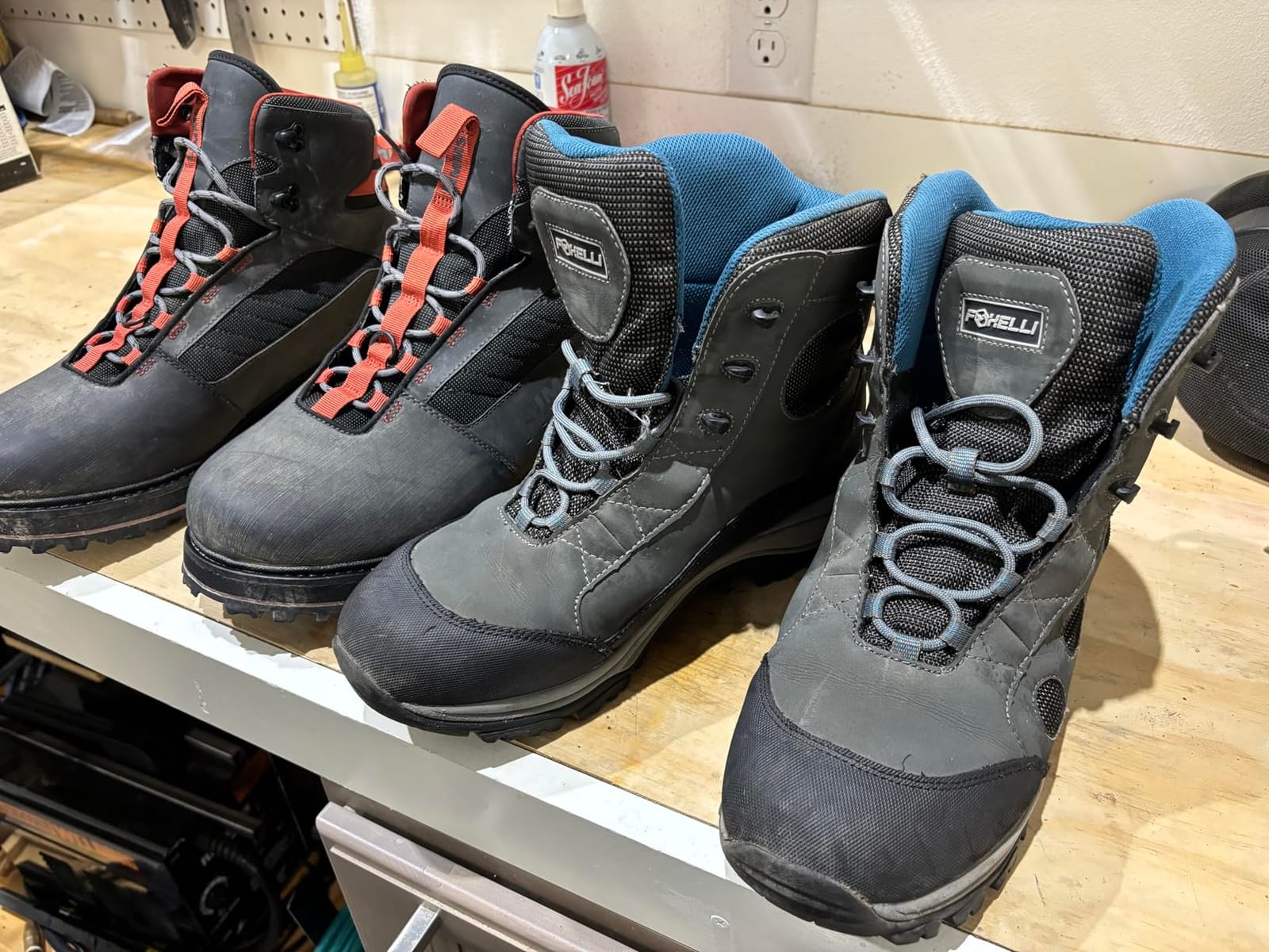 Foxelli Wading Boots – Lightweight Fly Fishing Boots for Men, Rubber Sole Wading Shoes customer photo 1