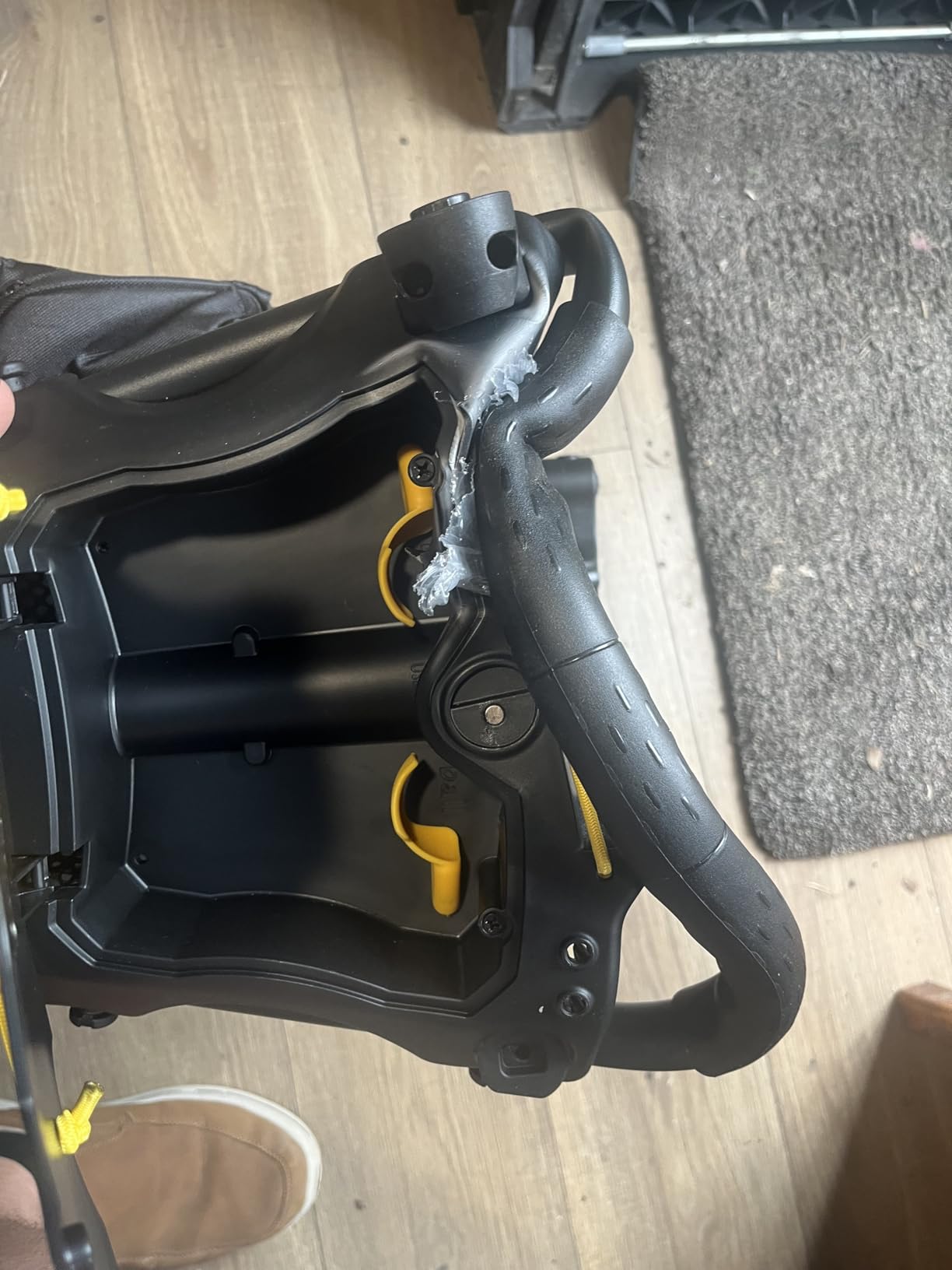 KVV 3 Wheel 360 Rotating Front Wheel Golf Push Cart Open and Close in ONE Second-Free Umbrella Holder Included customer photo 1
