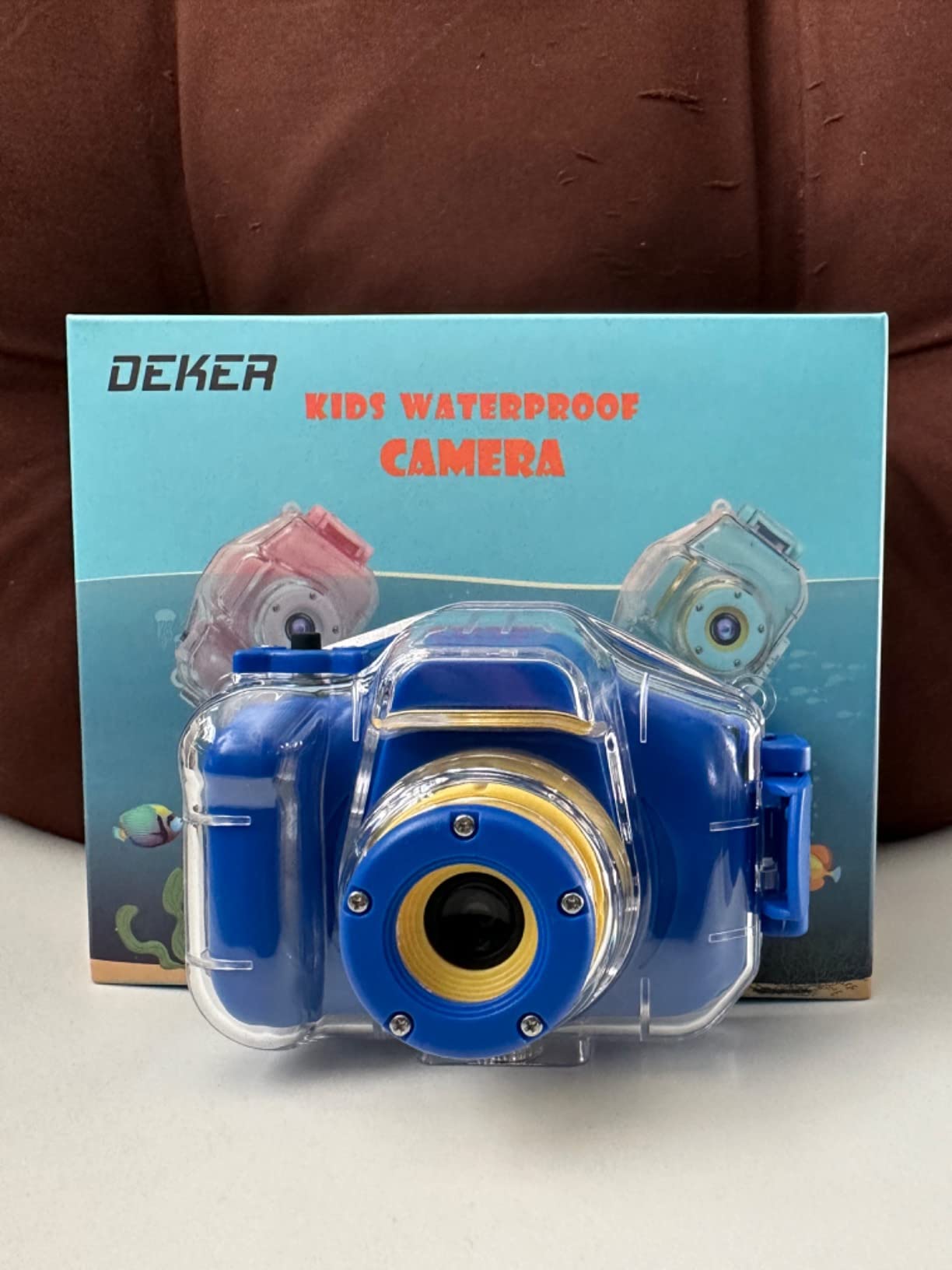 DEKER Kids Waterproof Camera, Underwater HD Digital Camcorder, Green customer photo 1