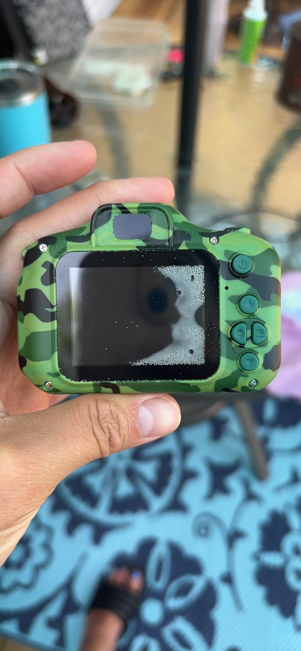 DEKER Kids Waterproof Camera, Underwater HD Digital Camcorder, Green customer photo 2