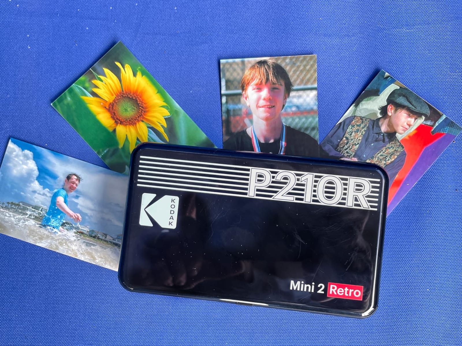 KODAK Mini 2 Retro 2x3 Portable Photo Printer, 4PASS, 38 Sheets, White customer photo 1