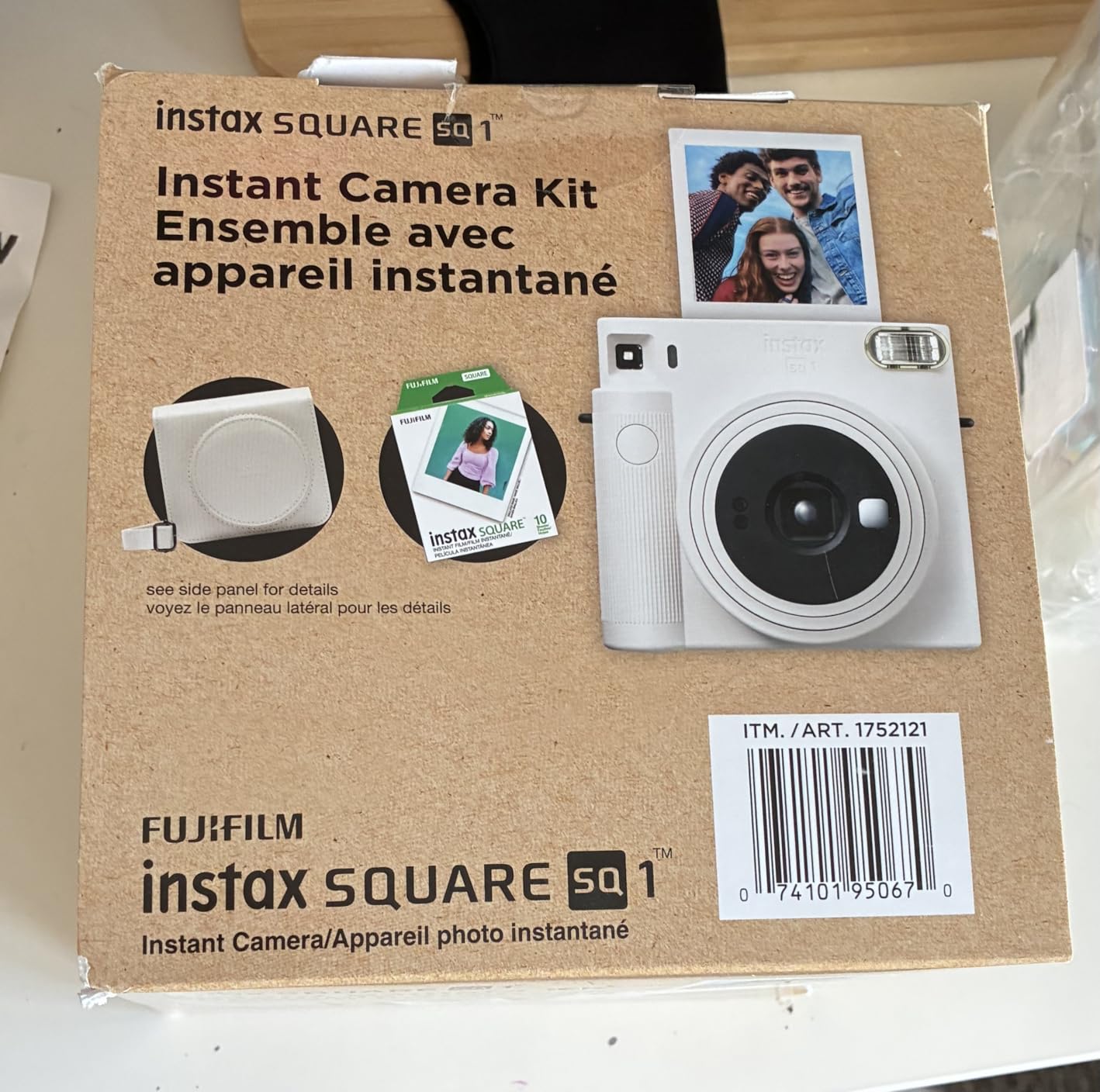 Instax Square SQ1 Instant Camera, Chalk White customer photo 1