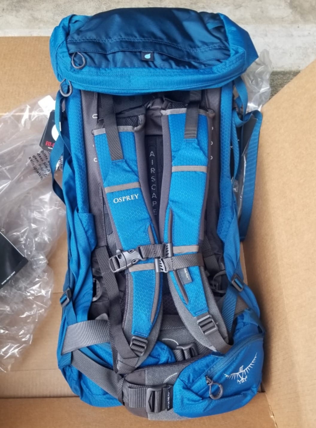 Osprey Aether 65L Men's Backpacking Backpack, Black L-XL customer photo 1