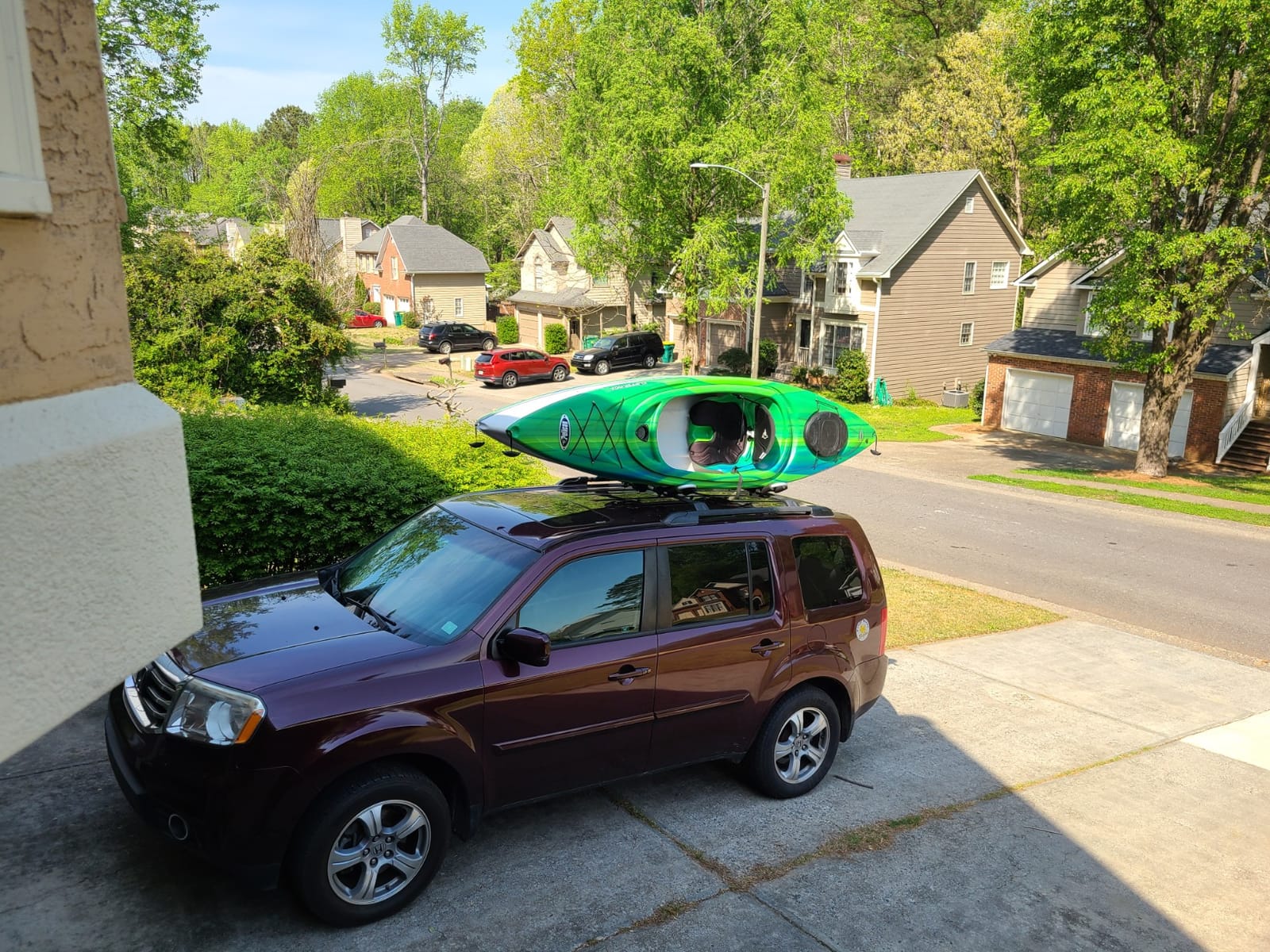 ARTIPOLY Kayak Roof Rack for 2 Kayaks, 4-in-1 Multifunction Bilateral Kayak & Canoe Car Racks J-Bar with Paddle Holder for Easy Mount Kayak/Surf/Ski/Canoe/SUP on SUV, Car and Truck Crossbar customer photo 1