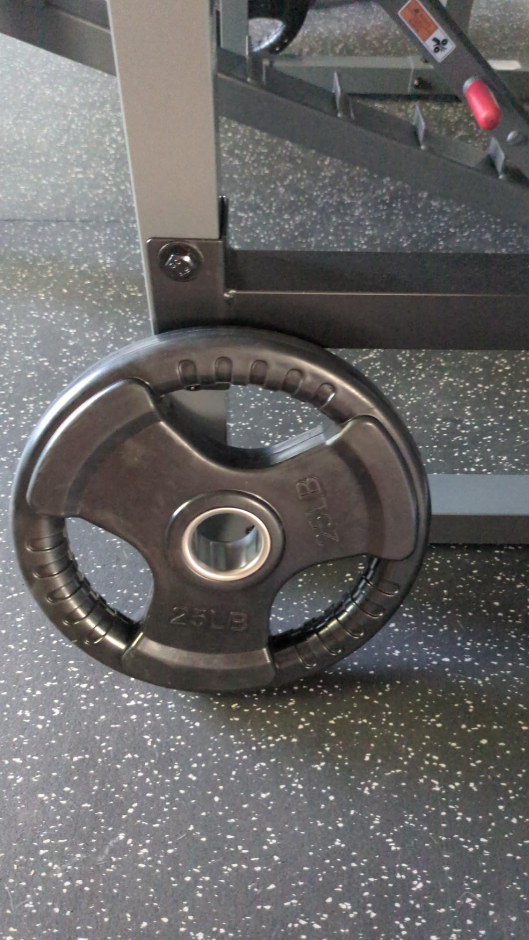 RitFit Olympic Rubber Grip Weight Plates, 2-Inch Barbell Set customer photo 1