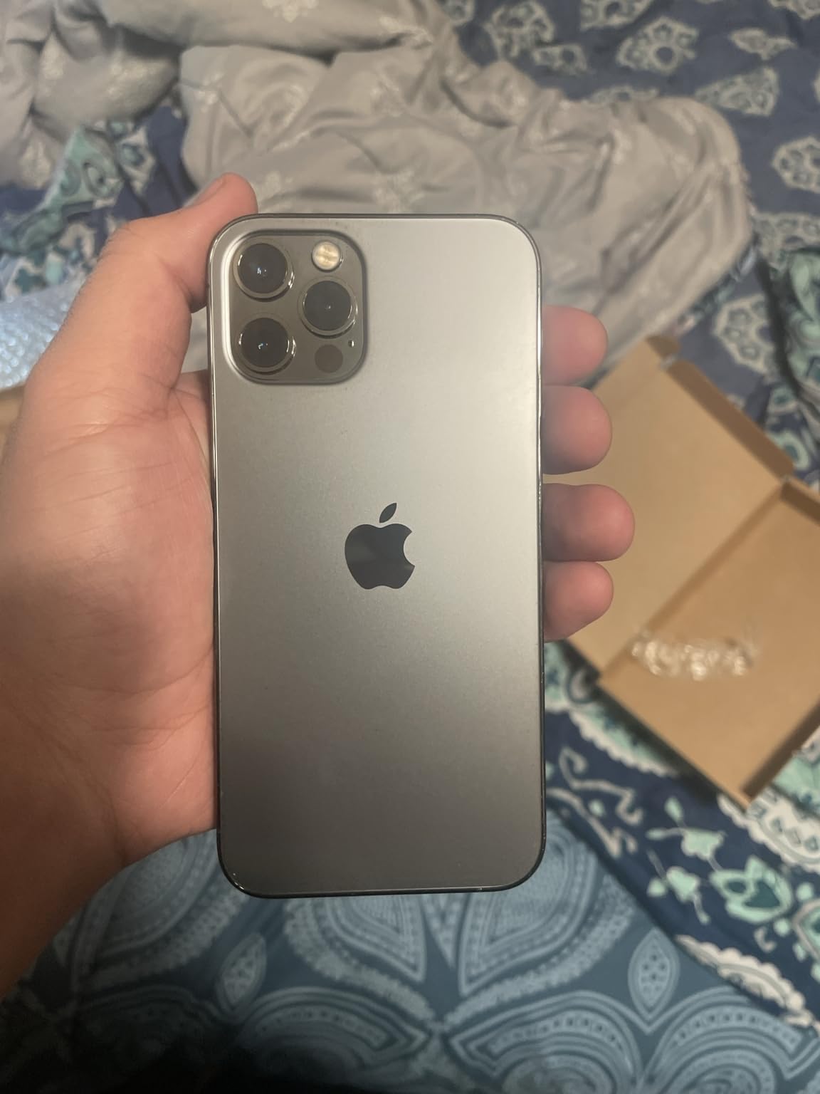 Apple iPhone 12 Pro, 256GB, Pacific Blue - Unlocked (Renewed) customer photo 2