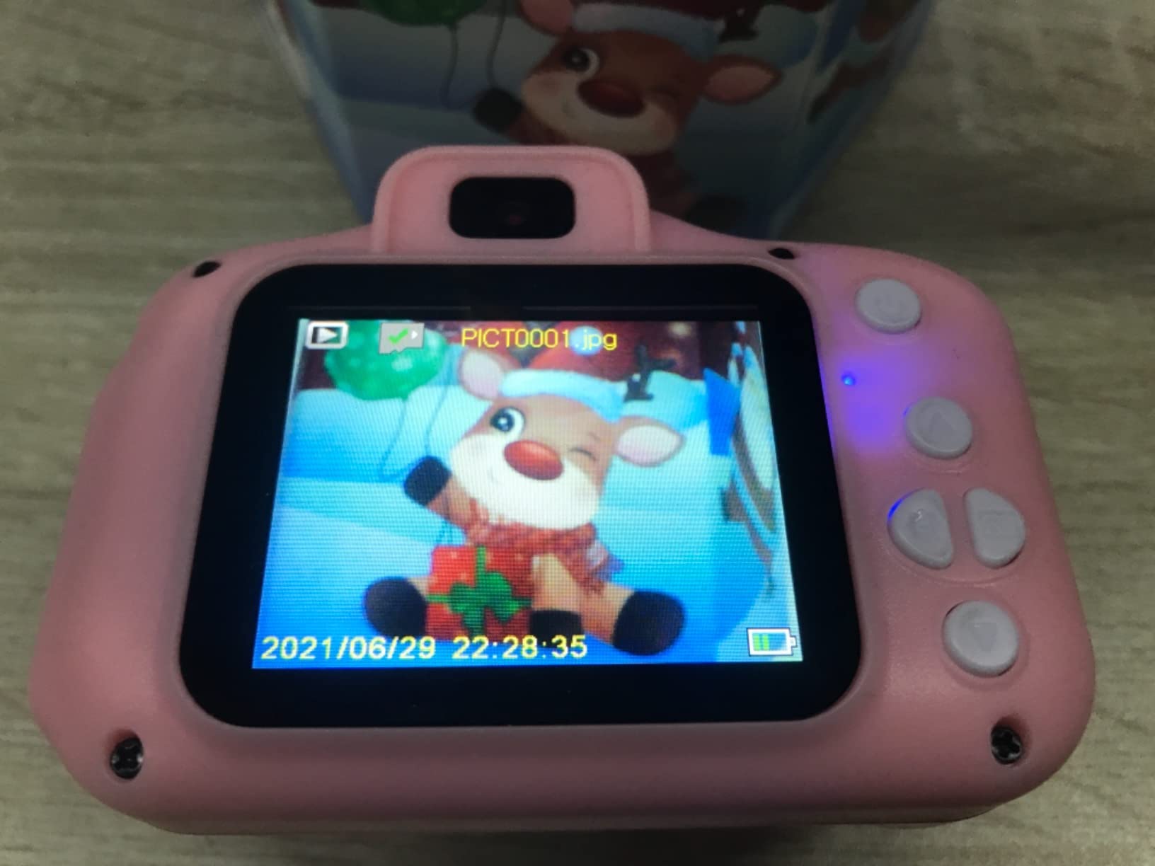 GKTZ Toys for Girls Age 3-8, Kids Camera Digital Video Toddler Camera Children Camcorder Birthday Gifts for 3 4 5 6 7 8 Year Old Girls with 32GB SD Card (Green) customer photo 2
