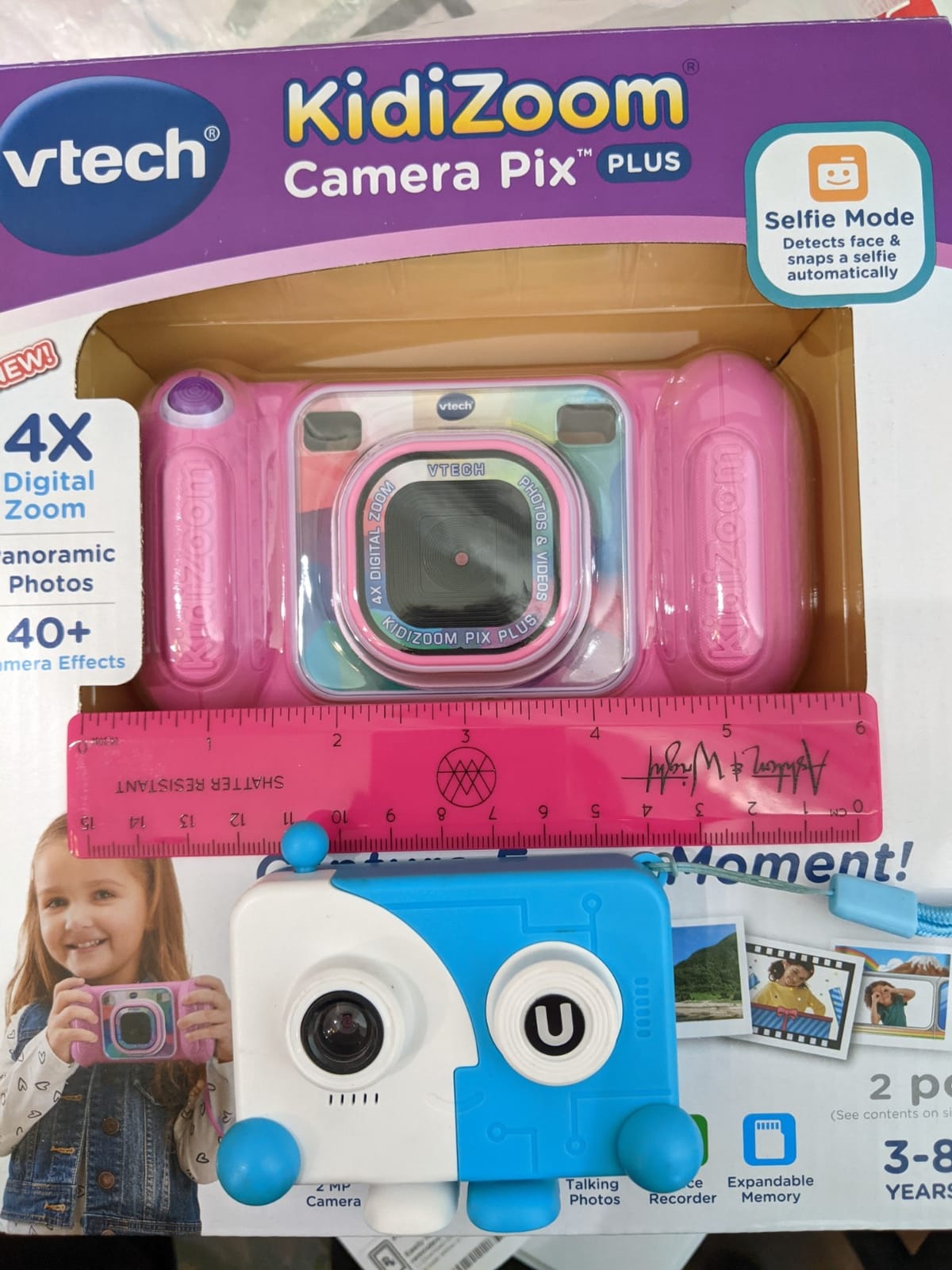VTech KidiZoom Camera Pix Plus, Pink customer photo 1