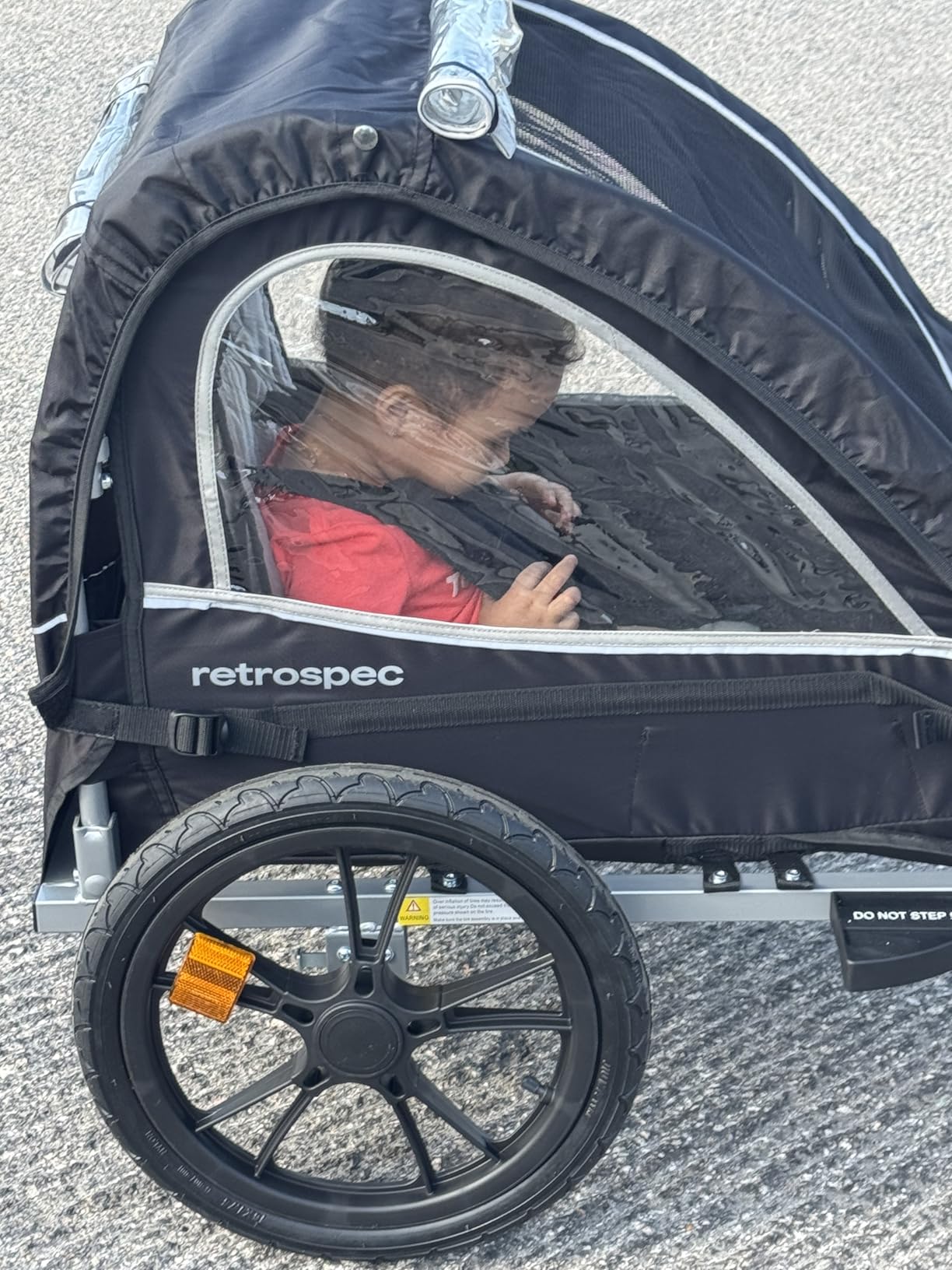 Retrospec Rover Kids Bicycle Trailer Single and Double Passenger Children’s Foldable customer photo 1