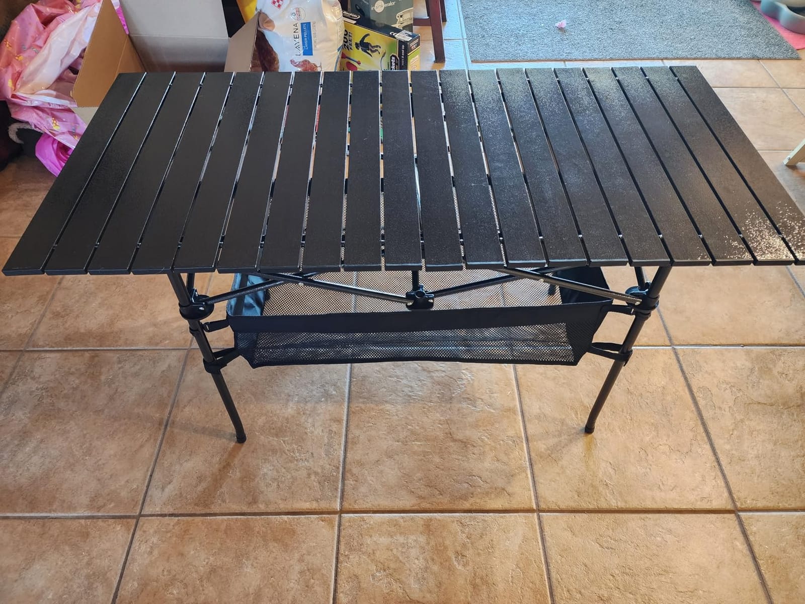 WUROMISE Sanny LargeOutdoor Folding Picnic Camping Table,55