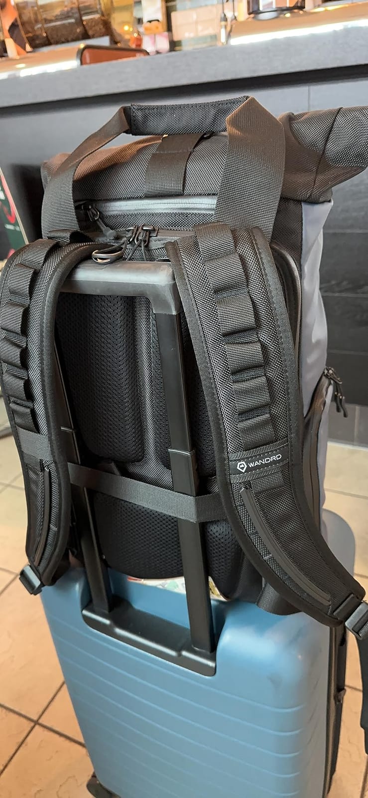 WANDRD PRVKE Lite: Weather-Resistant Travel & Camera Backpack with Laptop Sleeve, Quick Side Access, Clamshell Opening - Ideal Photography & Travel Bag (Aegean Blue) customer photo 2