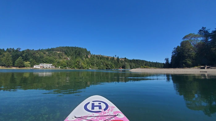 Inflatable Stand-Up Paddle Board: Wide SUP with Full Accessories, Anti-Slip EVA Deck, Paddleboard for Yoga/Surfing/Fishing & More, for Youth & Adults, Beginner-Friendly customer photo 2