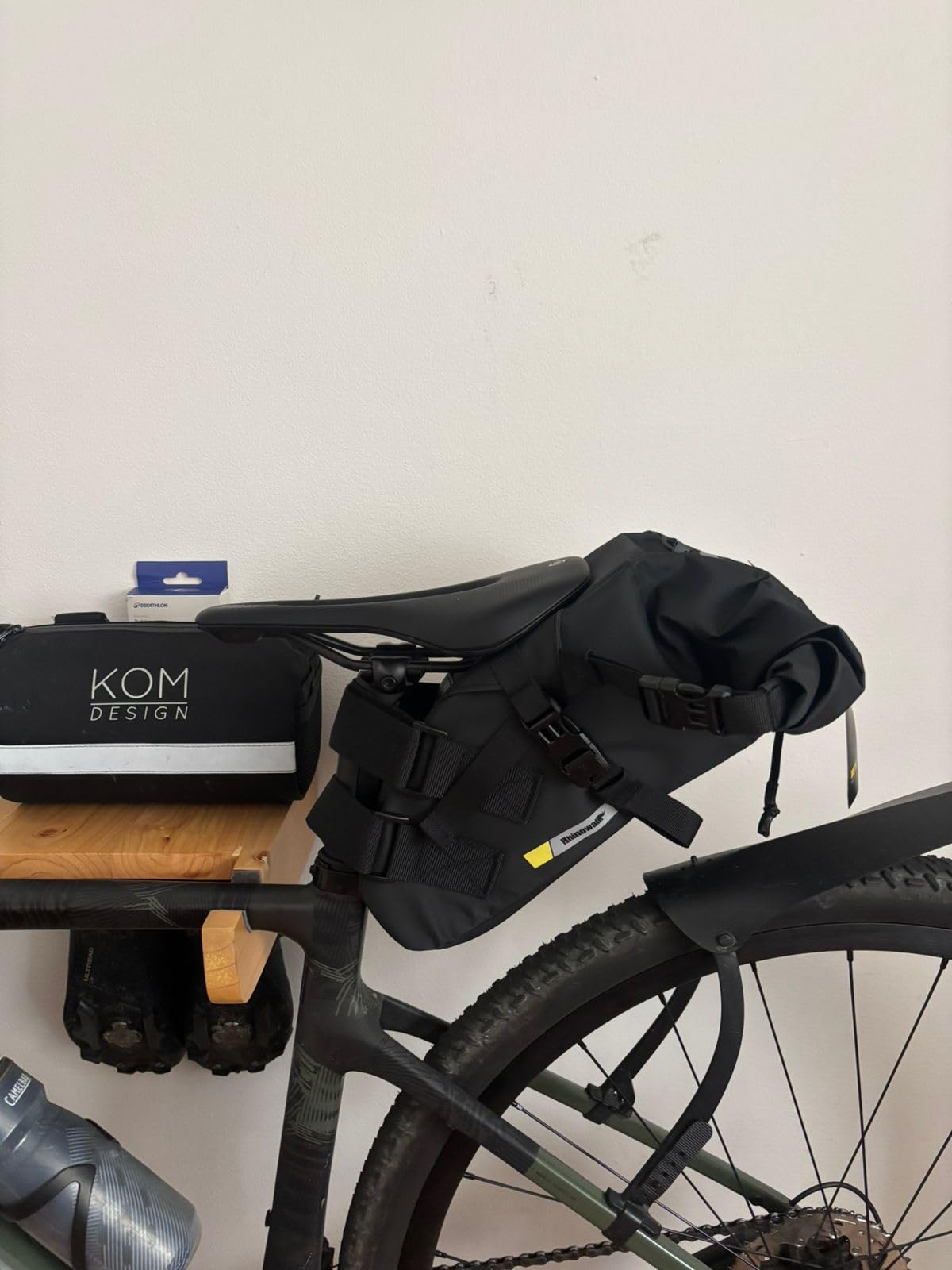 Rhinowalk Waterproof Bike Saddle Bag 13L - Under Seat Storage for Mountain Road Biking and Commuting Trips customer photo 2