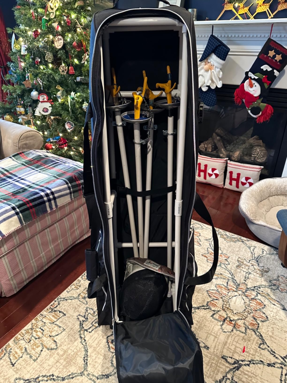 Golf Travel Bag with Wheels, Airline Travel Case, 600D Oxford customer photo 1
