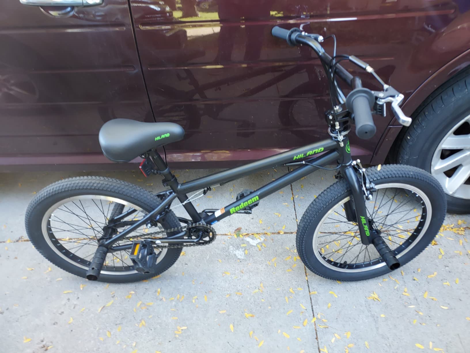 Hiland 20 Inch Freestyle BMX Bike for Kids Boys & Girls, Youth BMX Bicycle with 360° Gyro Rotor, 4 Pegs, Hi-Ten Steel Frame & Dual U-Brakes customer photo 1