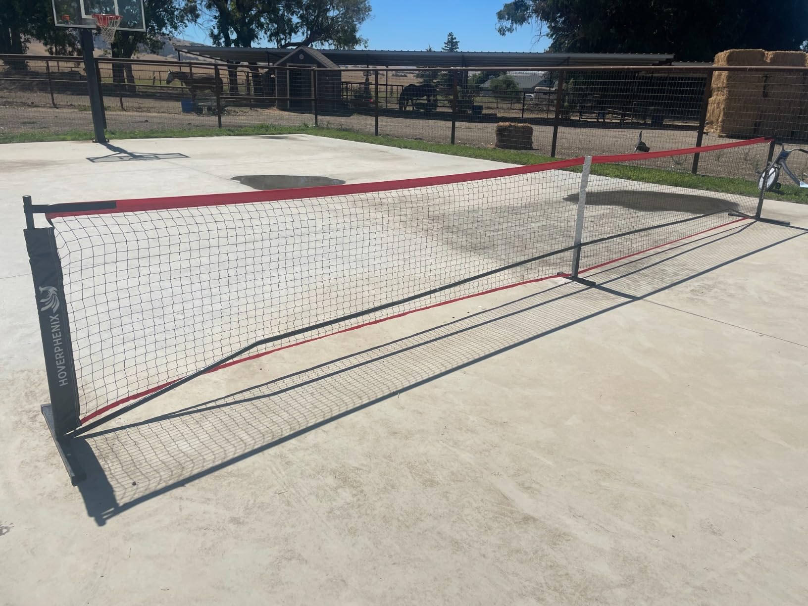 Portable Pickleball Net Set, 22FT Pickle Ball Net with Paddle Set of 4 customer photo 2