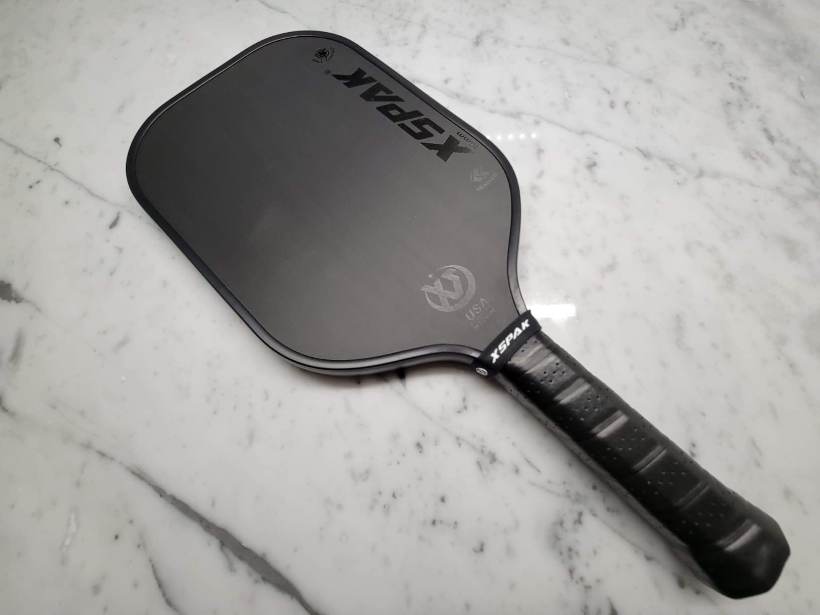 XSPAK PRO Series Thermoformed T700SC Tournament Carbon Fiber Pickleball Paddle, USAPA Certified Honeycomb Core with Comfort Cushion Grip, Dominant Power & Larger Sweet Spot customer photo 1
