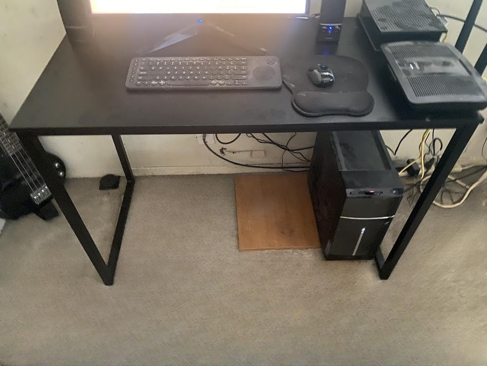 SHW Mission 48 x 48 L-Shape Home Office Computer Desk, Maple customer photo 2