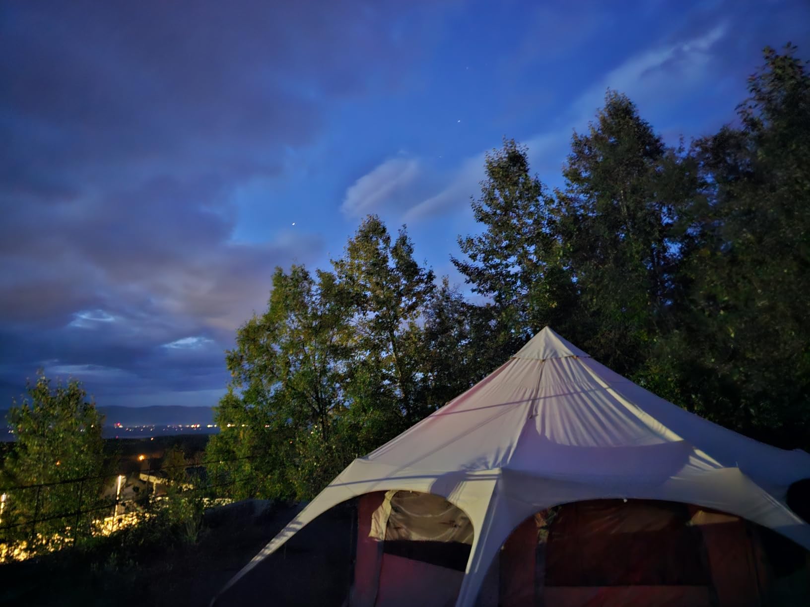 MC TOMOUNT Canvas Bell Tent with Stove Jack, 16.4ft*High9.2ft Glamping Tent customer photo 2