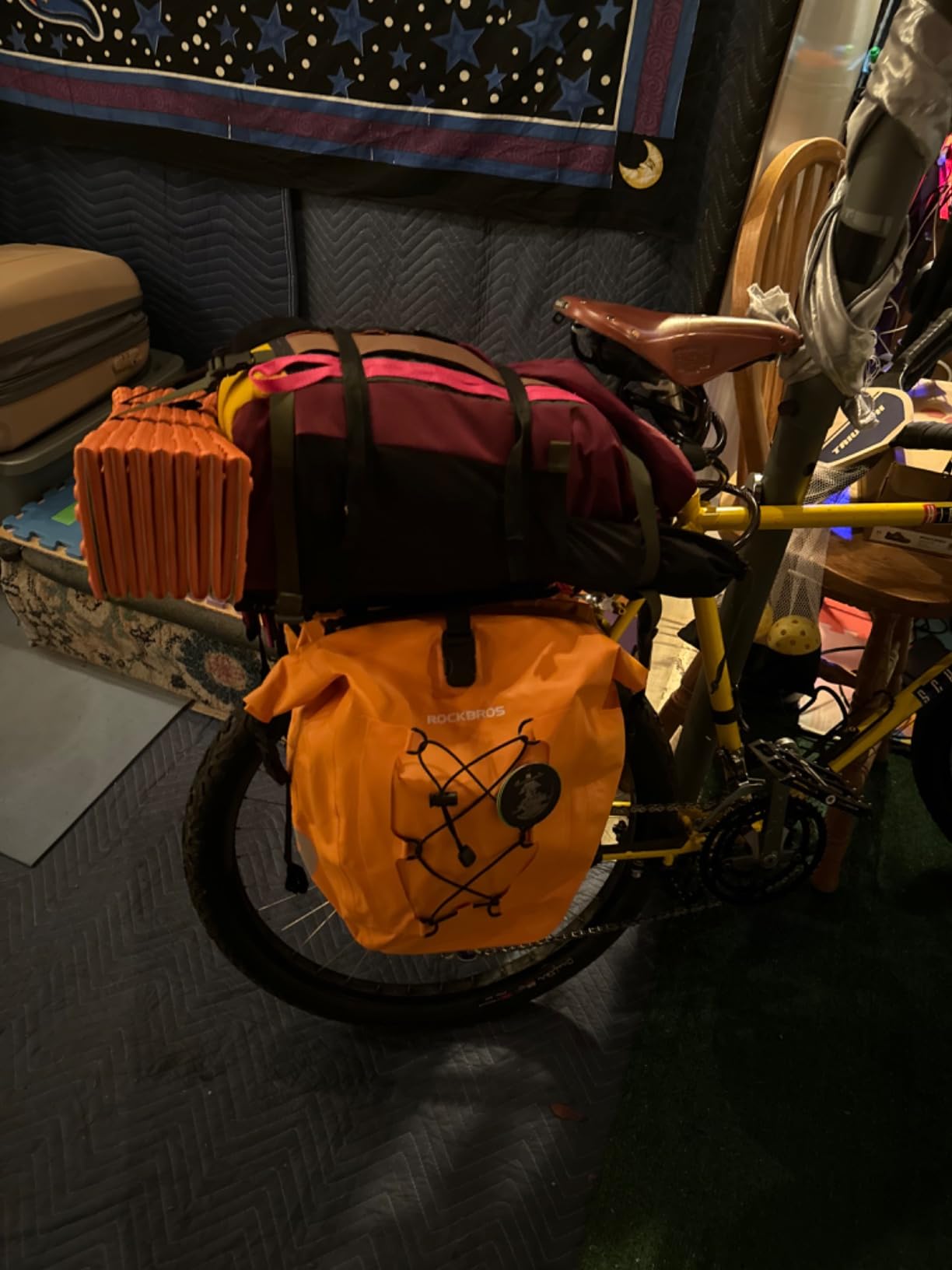 ROCKBROS Bike Panniers Waterproof Max 30L Capacity Cycling Traveling 1 Pack customer photo 1
