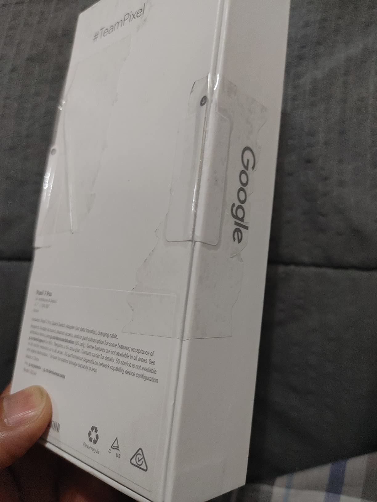 Google Pixel 7 Pro - 5G Android Phone - Unlocked Smartphone with Telephoto , Wide Angle Lens, and 24-Hour Battery - 128GB - Snow customer photo 1