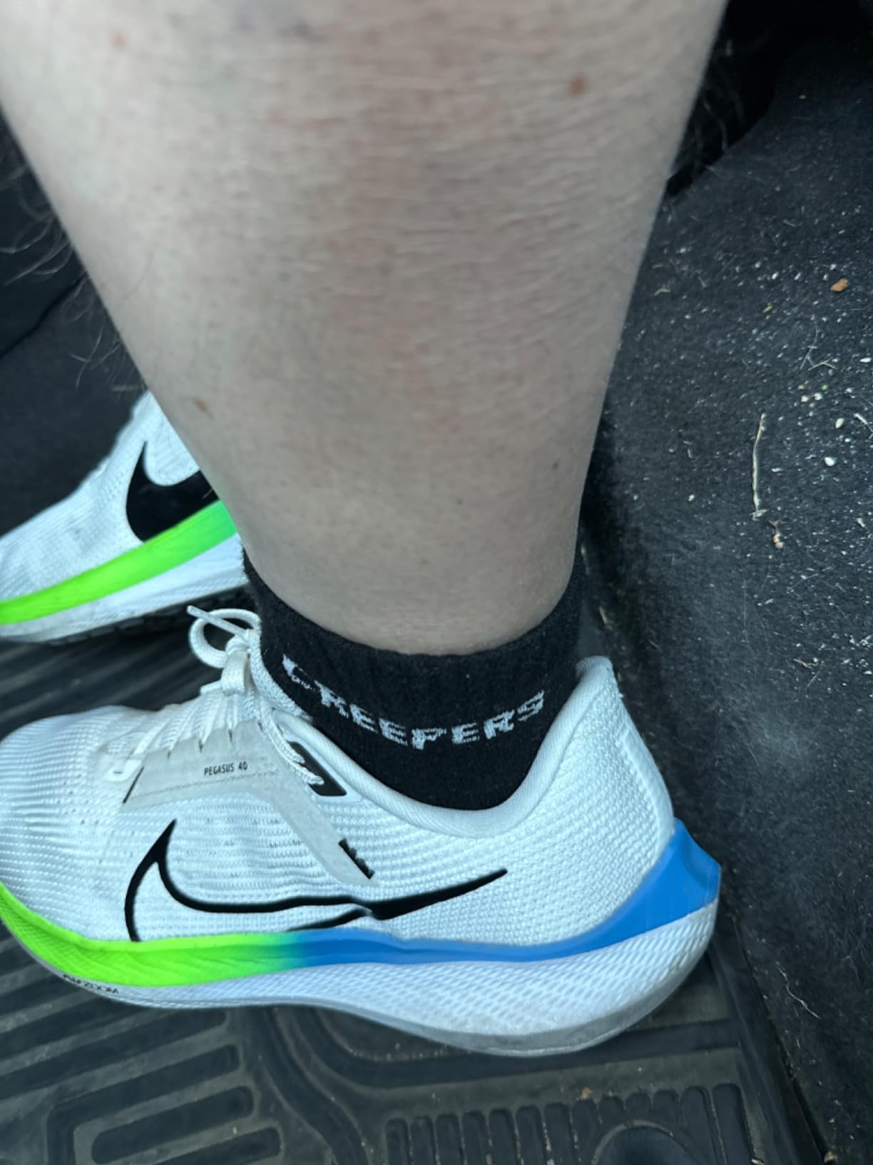 Creepers Anti-Blister Merino Wool Toe Socks – Quarter Crew | Running & Hiking, Unisex customer photo 1