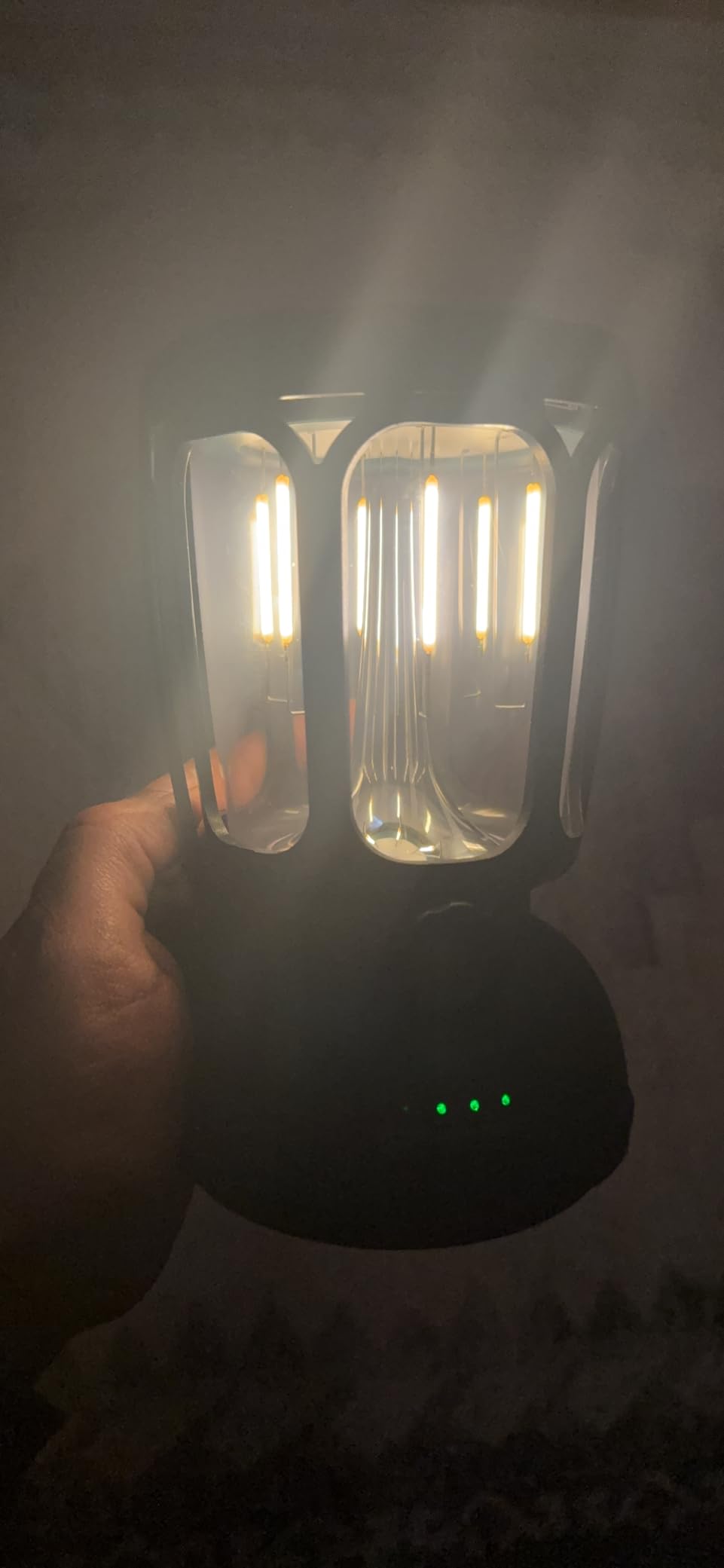 Raynic 6000 LED Camping Lantern, 650LM Hand Crank Solar Battery Powered Rechargeable Lantern, Emergency Lights for Home Power Failure, Hurricane, USB Cable Included customer photo 2