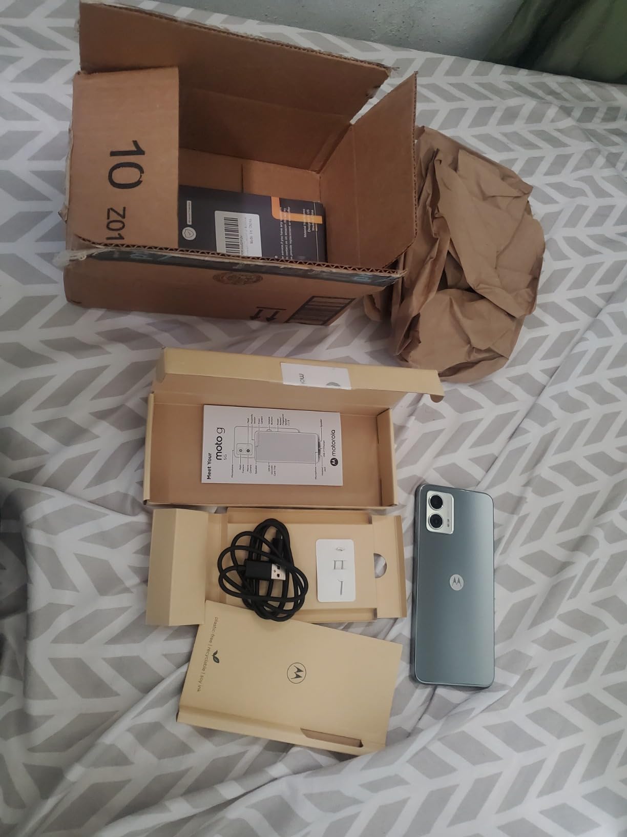 Motorola Moto G 5G | 2023 | Unlocked | Made for US 4/128GB | 48MP Camera | Ink Blue customer photo 2