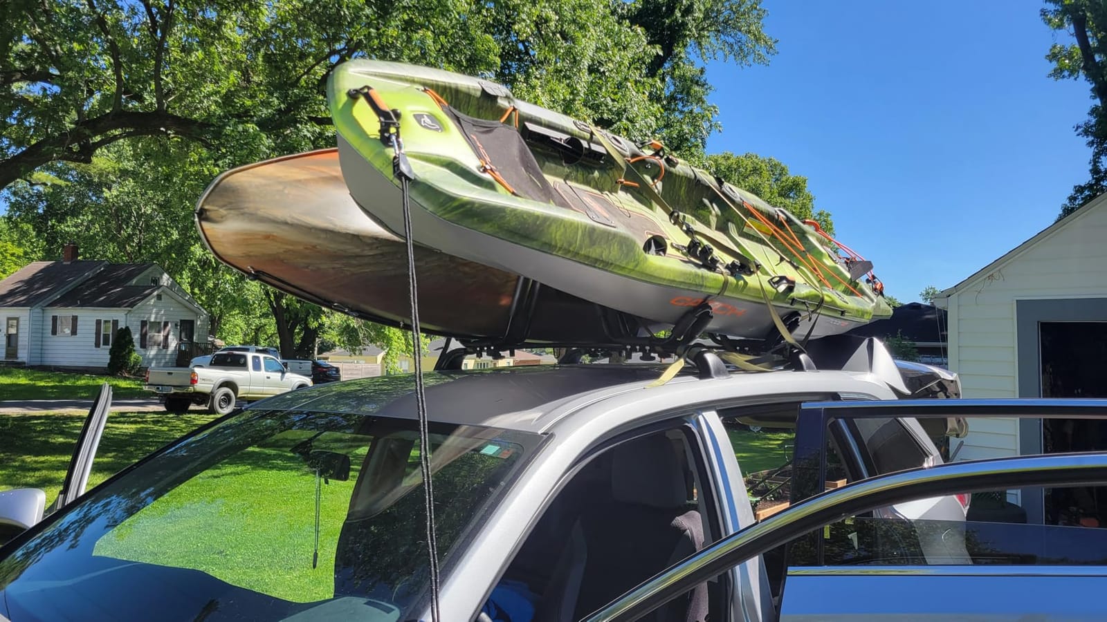 2 Pairs Kayak Roof Rack for Car Top Roof Mount Carrier customer photo 1