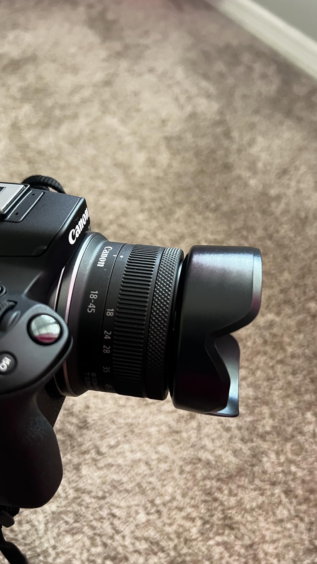 EW-53 Lens Hood for Canon RF-S 18-45mm F4.5-6.3 is stm on EOS R50 R100 R10 customer photo 2