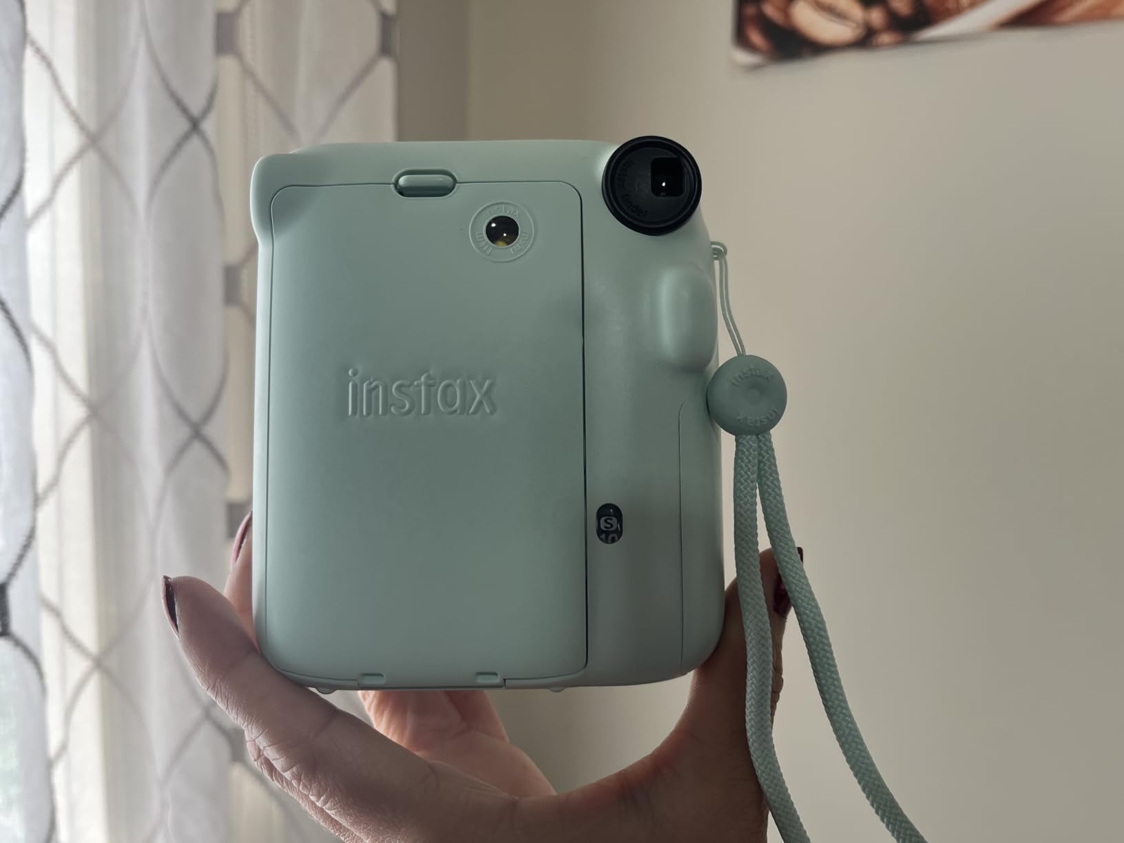 Fujifilm Instax Mini 12 Instant Film Camera Pastel Blue, Fujifilm Instax Mini Twin Pack Instant Film 20 Prints, Protective Case, Gift Bundle customer photo 1