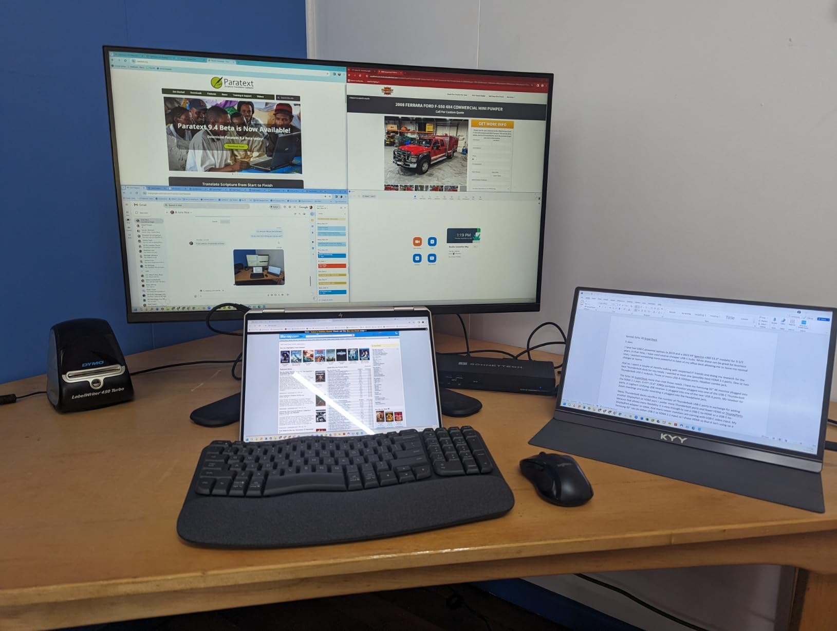 Sonnet Echo 20 Thunderbolt 4 SuperDock customer photo 2