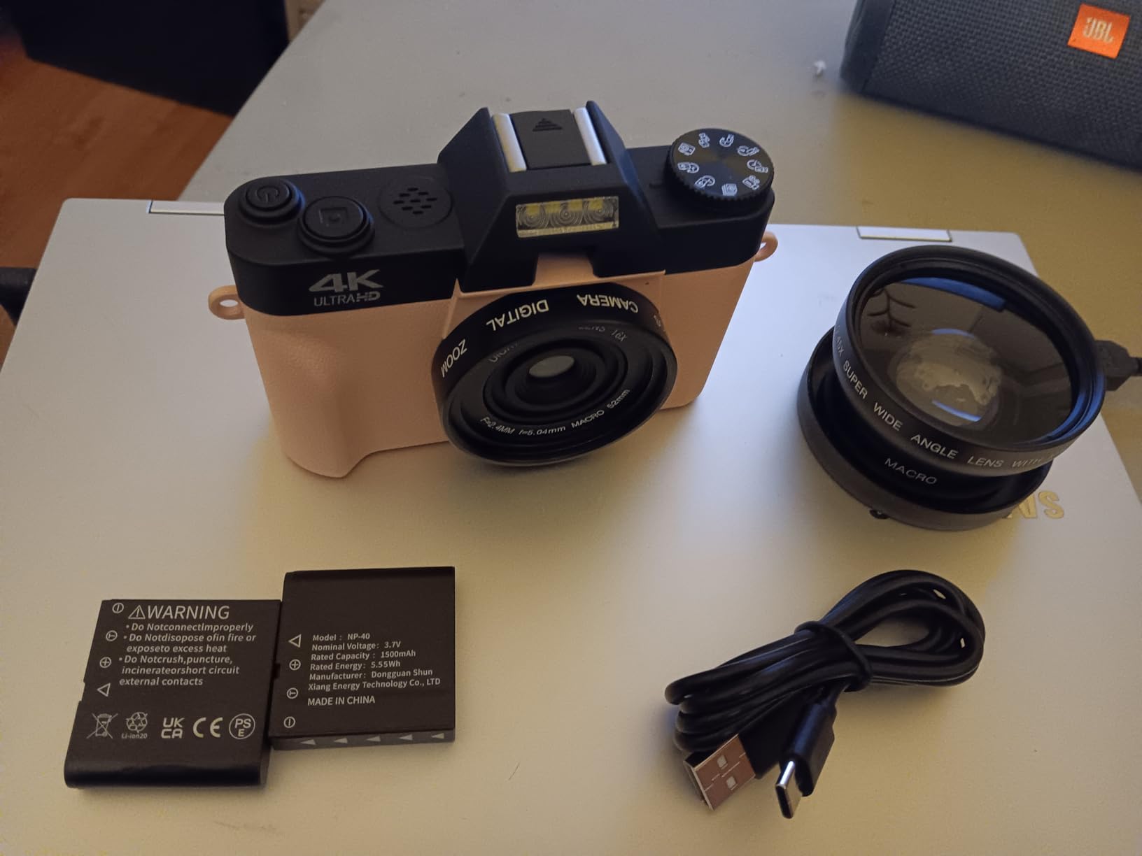 4K Digital Camera for Photography,75MP WiFi Vlogging Camera for YouTube, 3