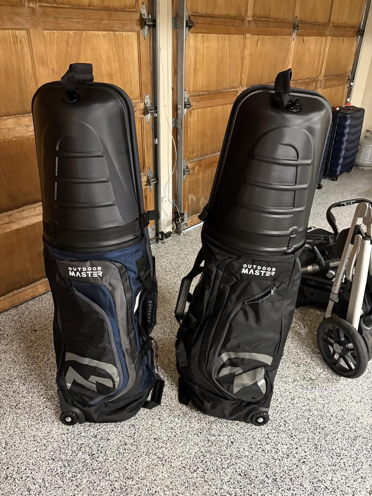 OutdoorMaster Golf Travel Bags for Airlines with Wheels and Hard Case Top customer photo 2
