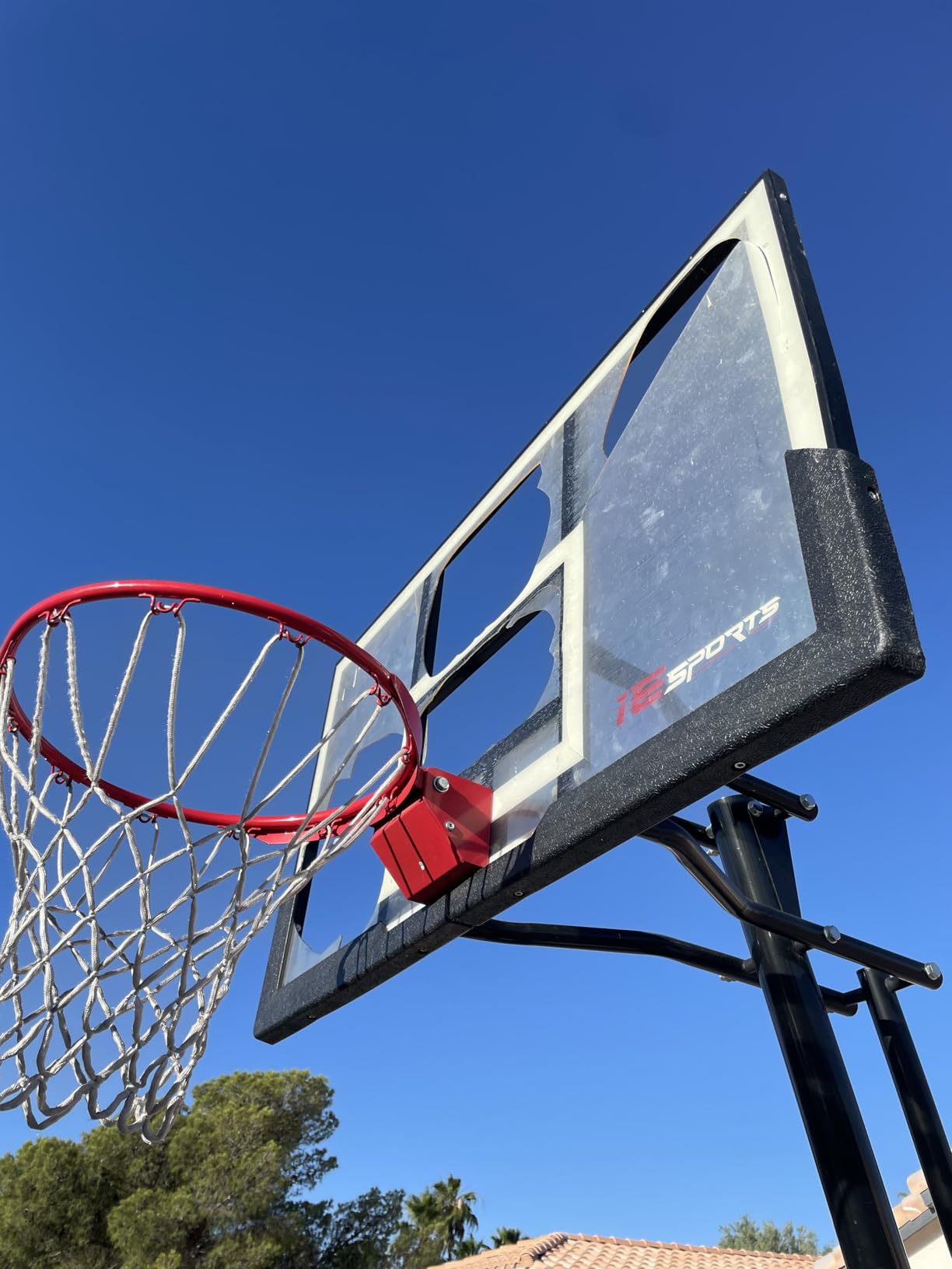 IE Sports Portable Basketball Hoop - Indoor and Outdoor Hoops Game Equipment for Backyard, Driveway, and Garage customer photo 1