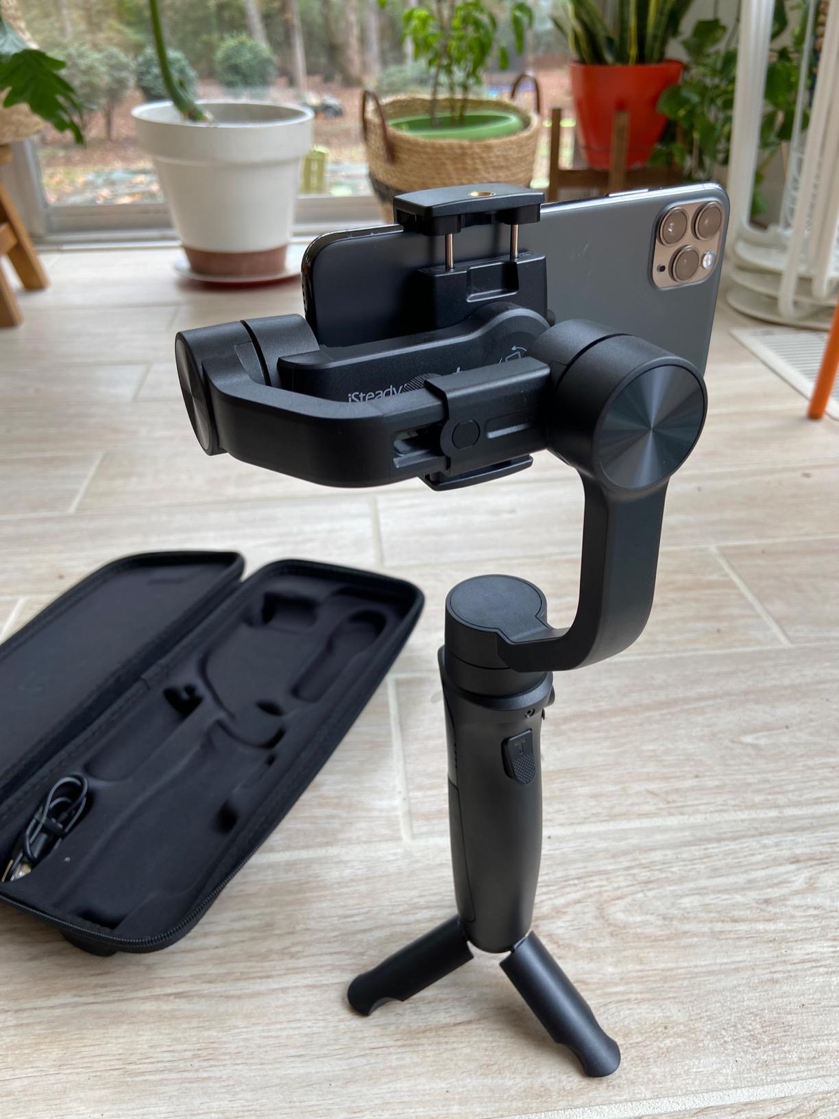 hohem iSteady Mobile+ Kit Gimbal Stabilizer for Smartphone with Fill Light customer photo 2