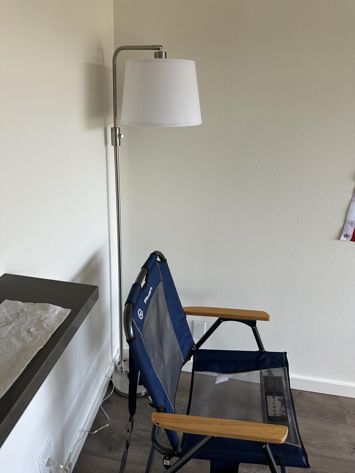 Nintiue Dimmable Floor Lamp, 1000 LM LED Edison Bulb Included, Arc Floor Lamps for Living Room Modern Standing Lamp Tall Lamps for Living Room Bedroom-Brass customer photo 1