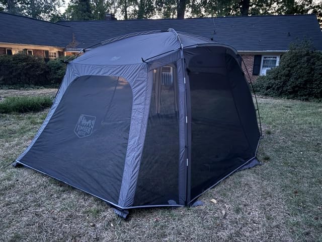 TIMBER RIDGE Easy Pop Up Gazebo Canopy Tent for Camping, 11.5 X 9.8 Ft customer photo 2