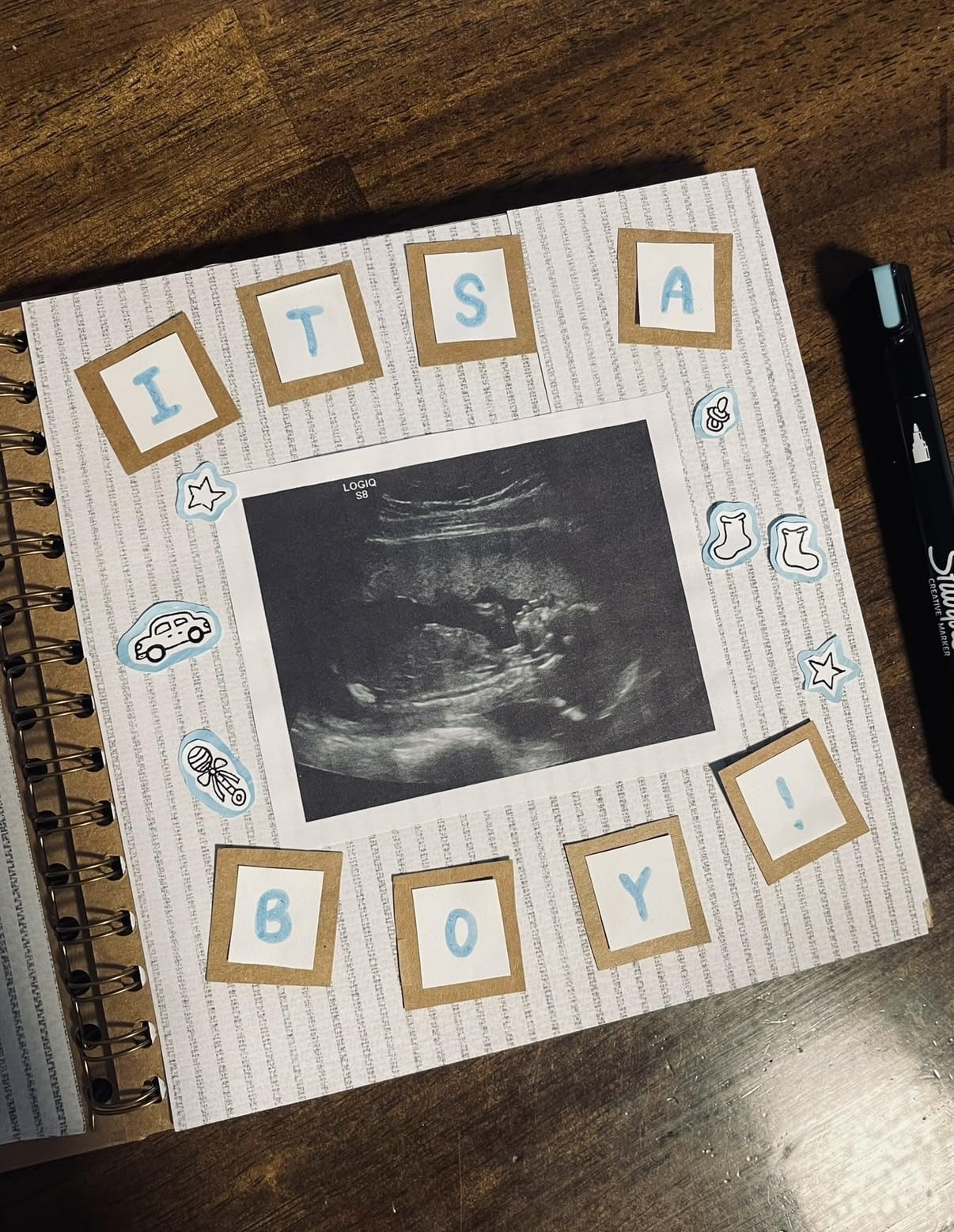 Yopih 12x12in Scrapbook Album, Acid-Free Kraft Paper 50 Sheets 100 Pages customer photo 2